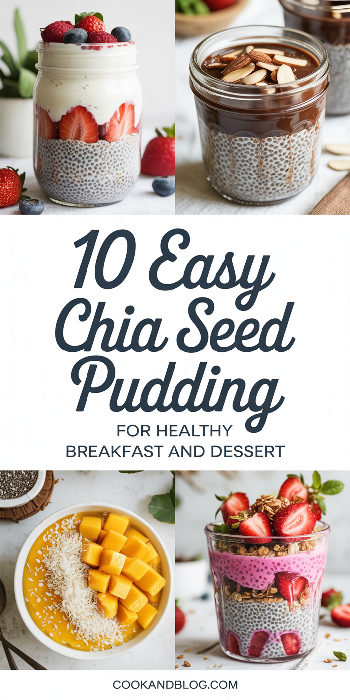 10 Easy Chia Seed Pudding Recipes for Healthy Breakfast and Dessert 10 Easy Chia Seed Pudding Recipes for Healthy Breakfast and Dessert