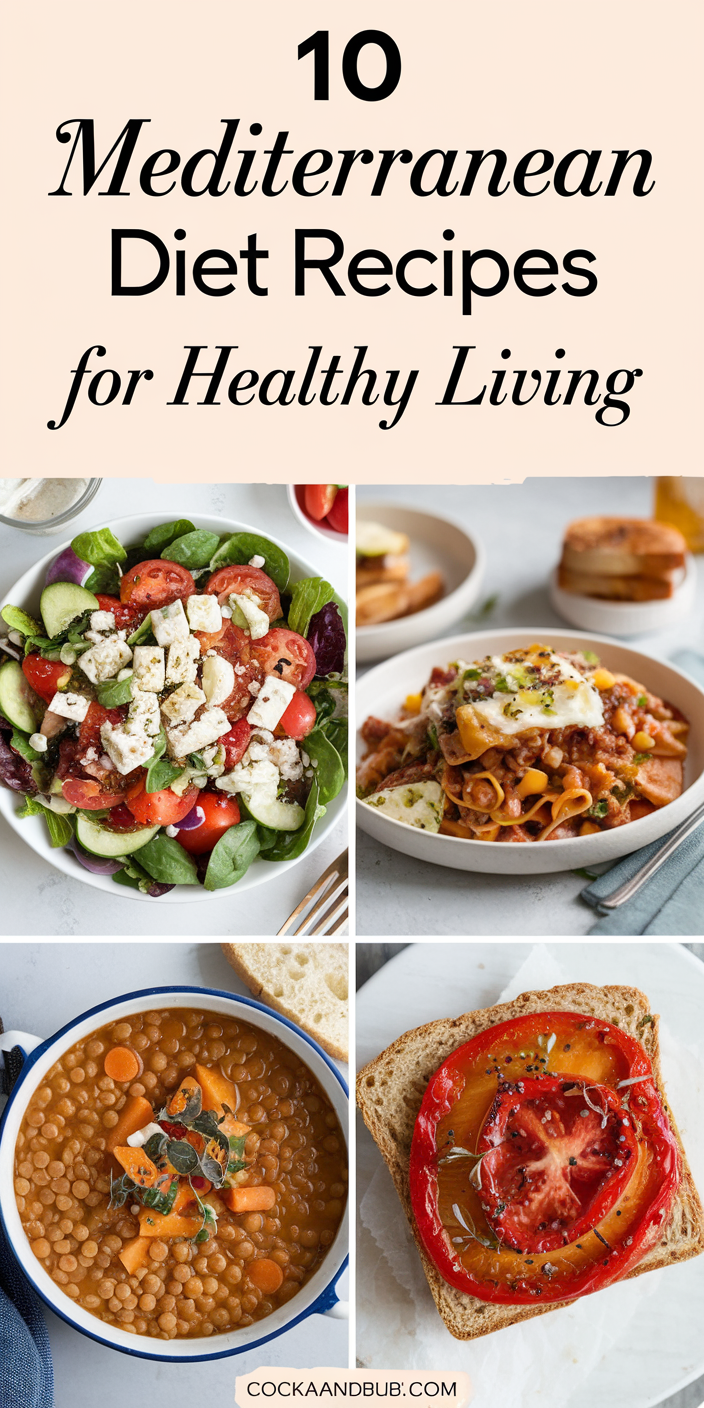 10 Mediterranean Diet Recipes for Healthy Living 10 Mediterranean Diet Recipes for Healthy Living