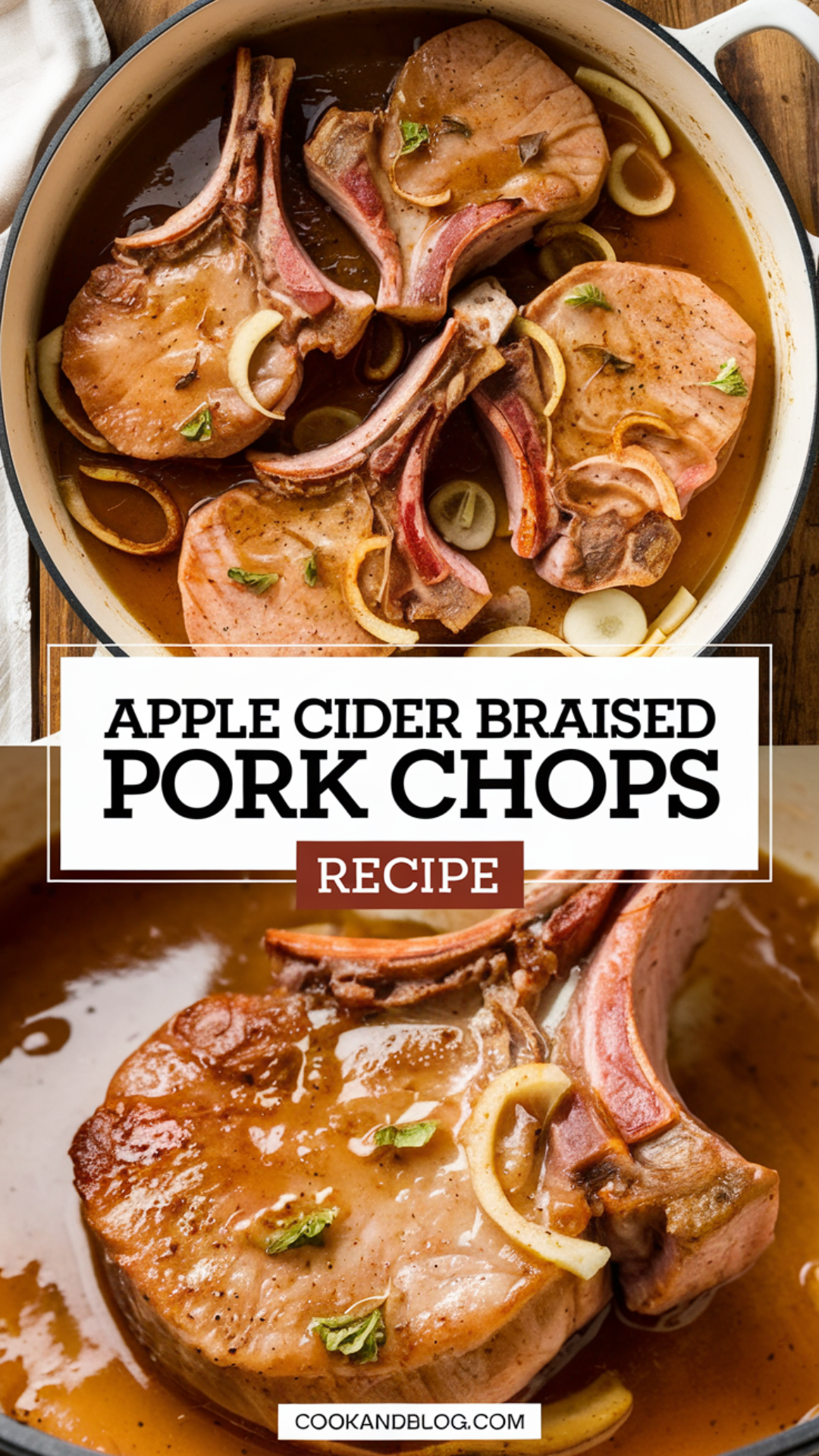 Apple Cider Braised Pork Chops Recipe Apple Cider Braised Pork Chops Recipe