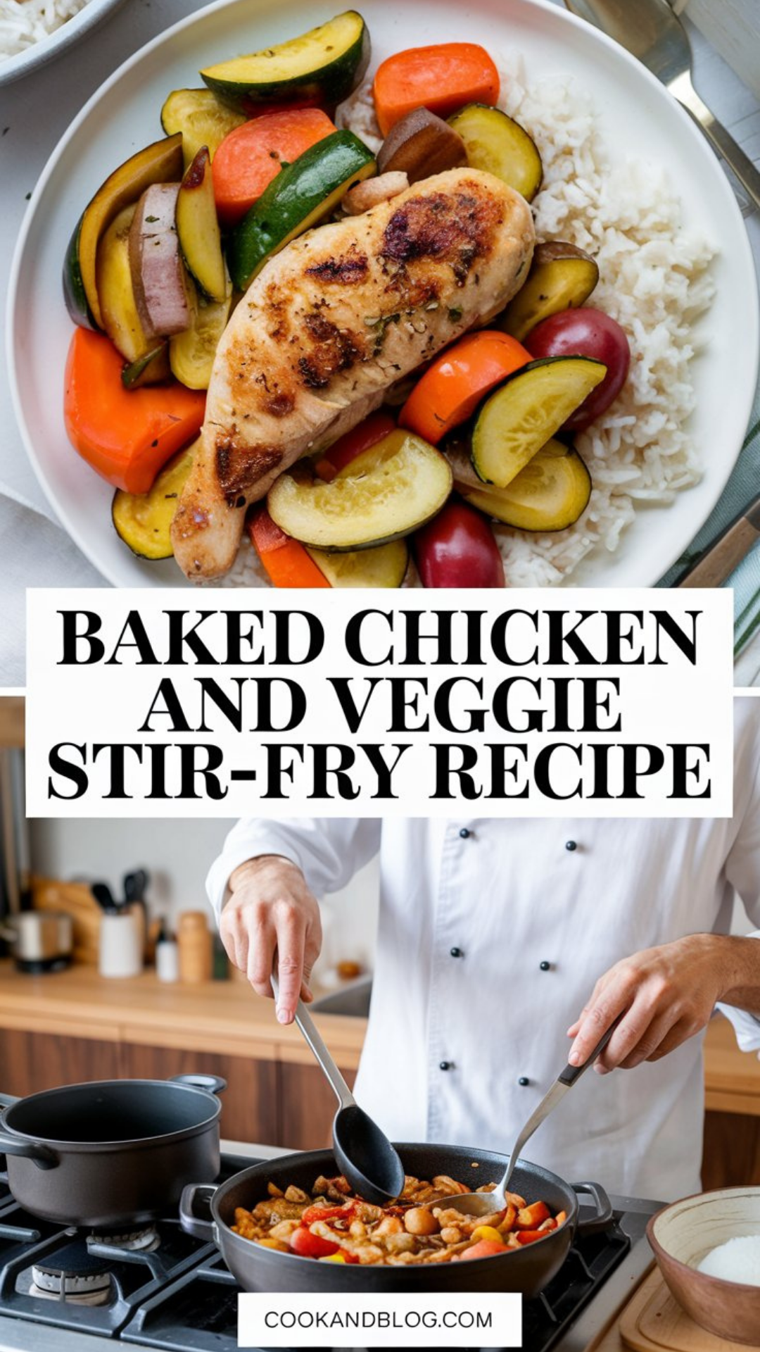 Baked Chicken and Veggie Stir-Fry Recipe Baked Chicken and Veggie Stir-Fry Recipe