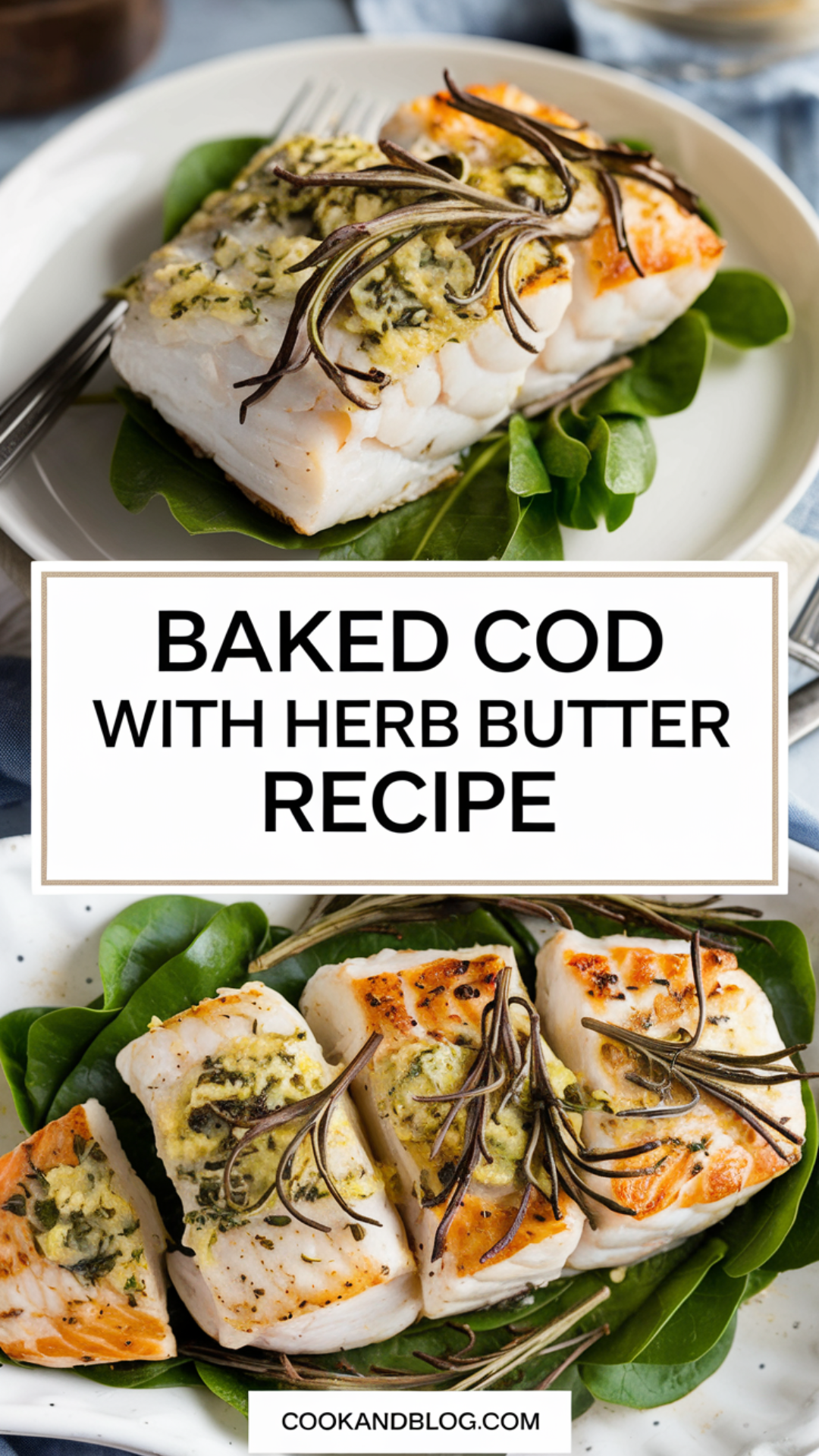 Baked Cod with Herb Butter Recipe Baked Cod with Herb Butter Recipe