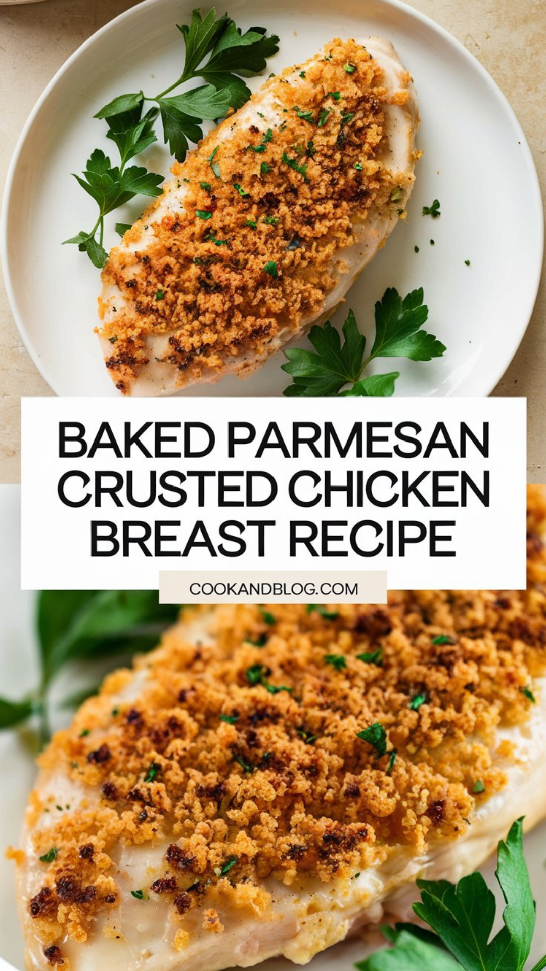 Baked Parmesan Crusted Chicken Breast Recipe Baked Parmesan Crusted Chicken Breast Recipe