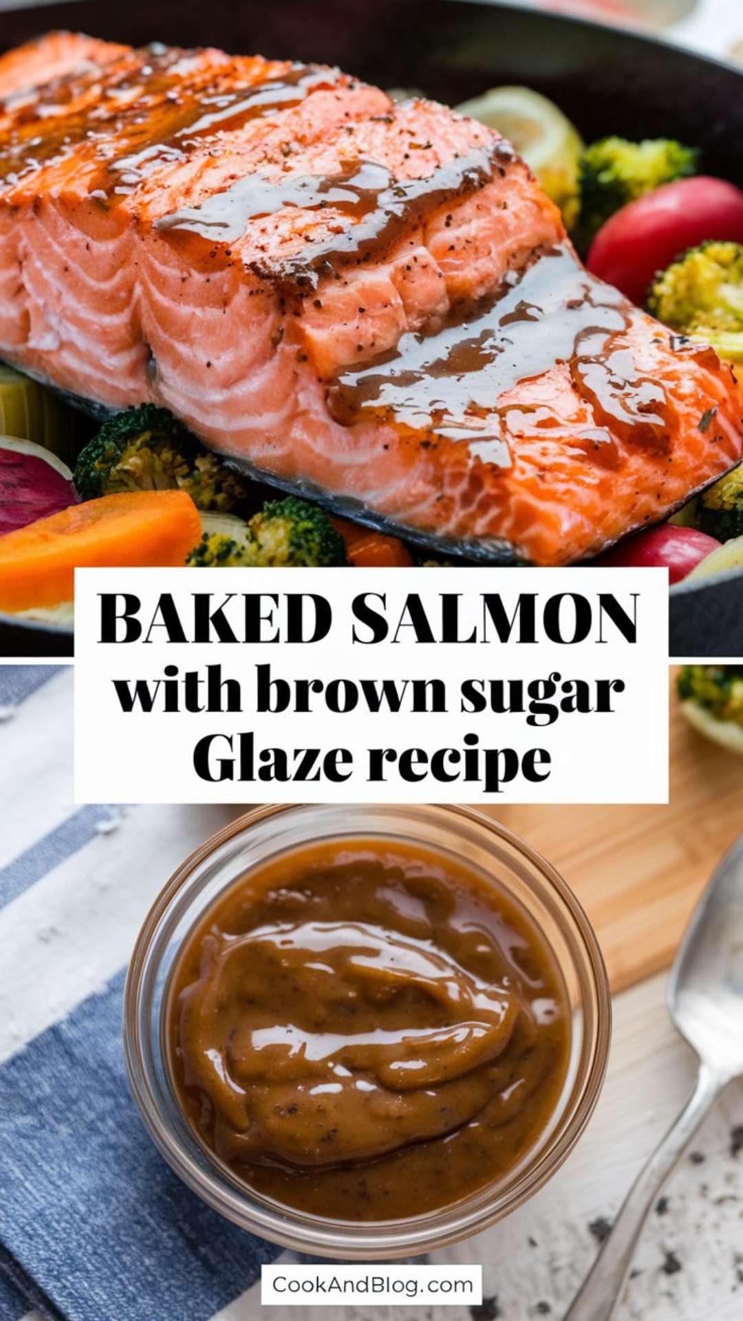 Baked Salmon with Brown Sugar Glaze Recipe Baked Salmon with Brown Sugar Glaze Recipe