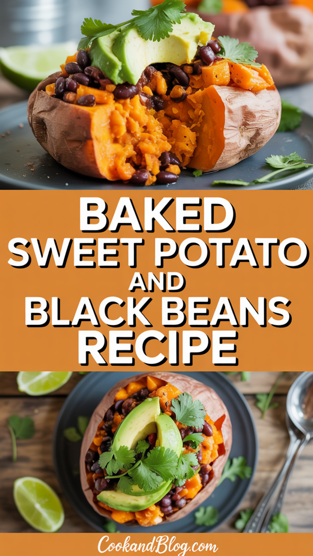 Baked Sweet Potato and Black Beans Recipe