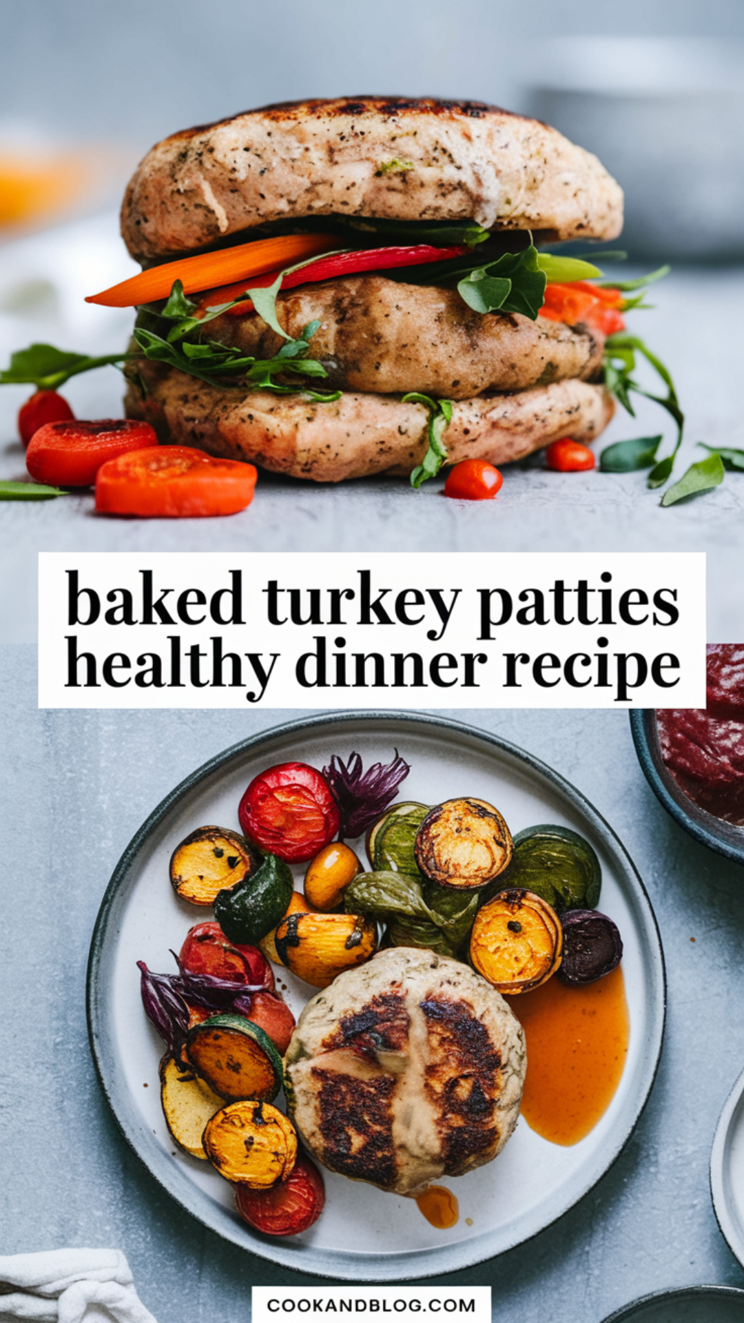 Baked Turkey Patties Healthy Dinner Recipe Baked Turkey Patties Healthy Dinner Recipe