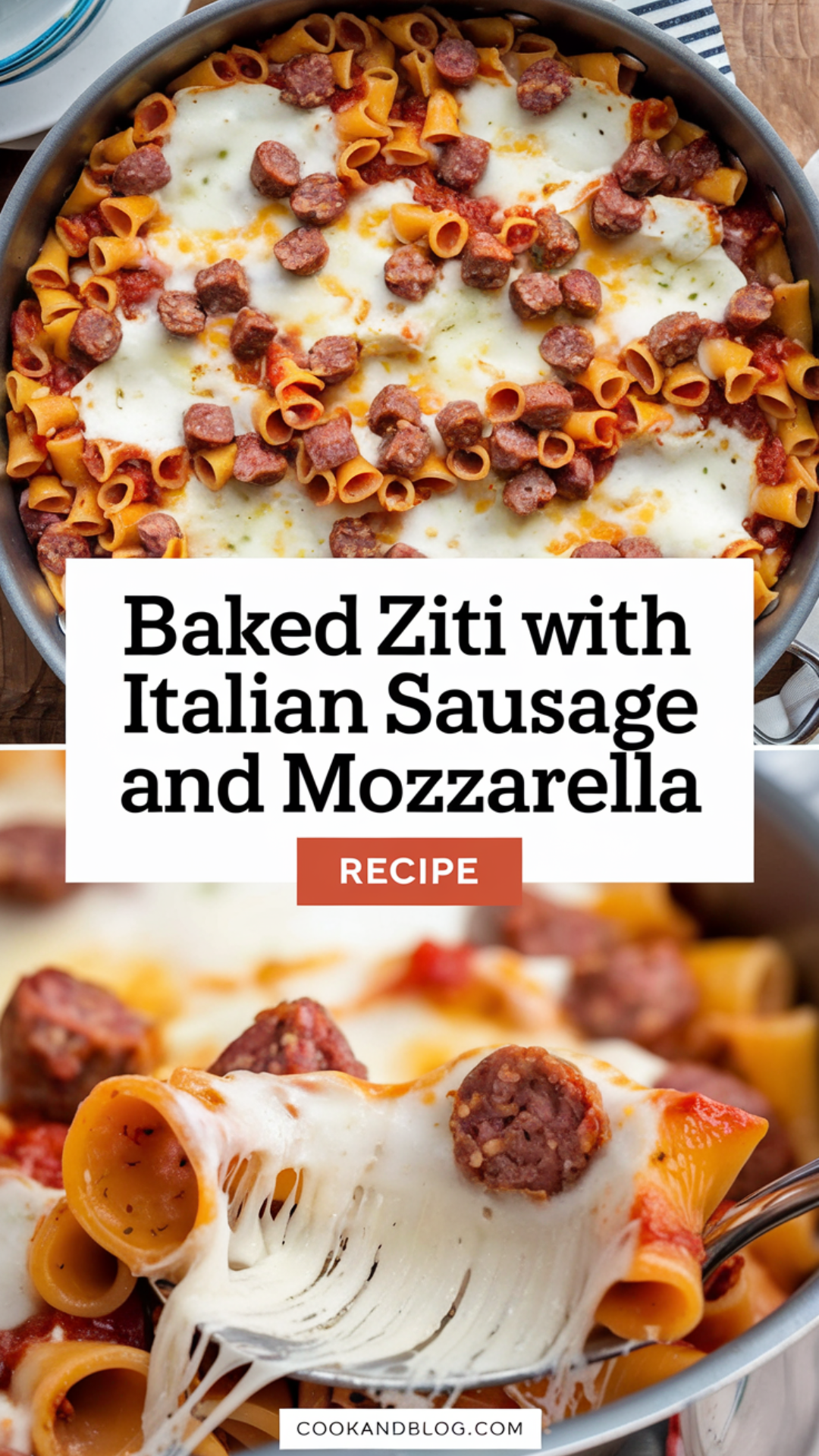 Baked Ziti with Italian Sausage and Mozzarella Recipe Baked Ziti with Italian Sausage and Mozzarella Recipe