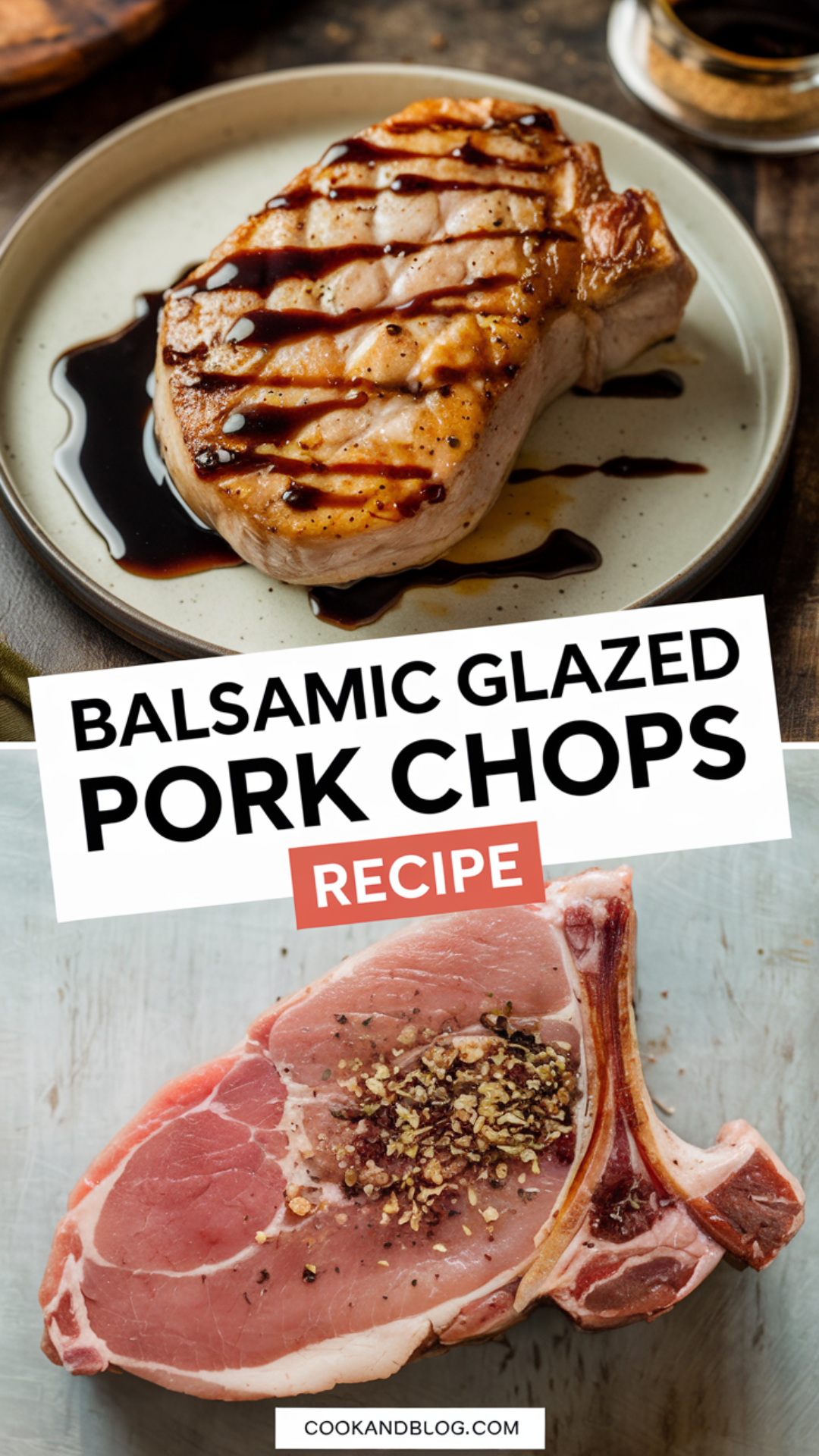 Balsamic Glazed Pork Chops Recipe