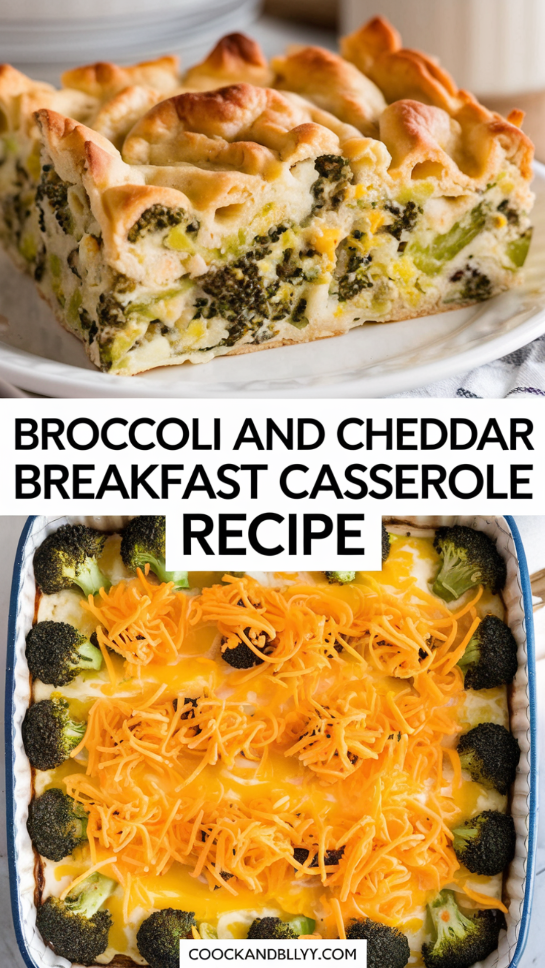 Broccoli and Cheddar Breakfast Casserole Recipe