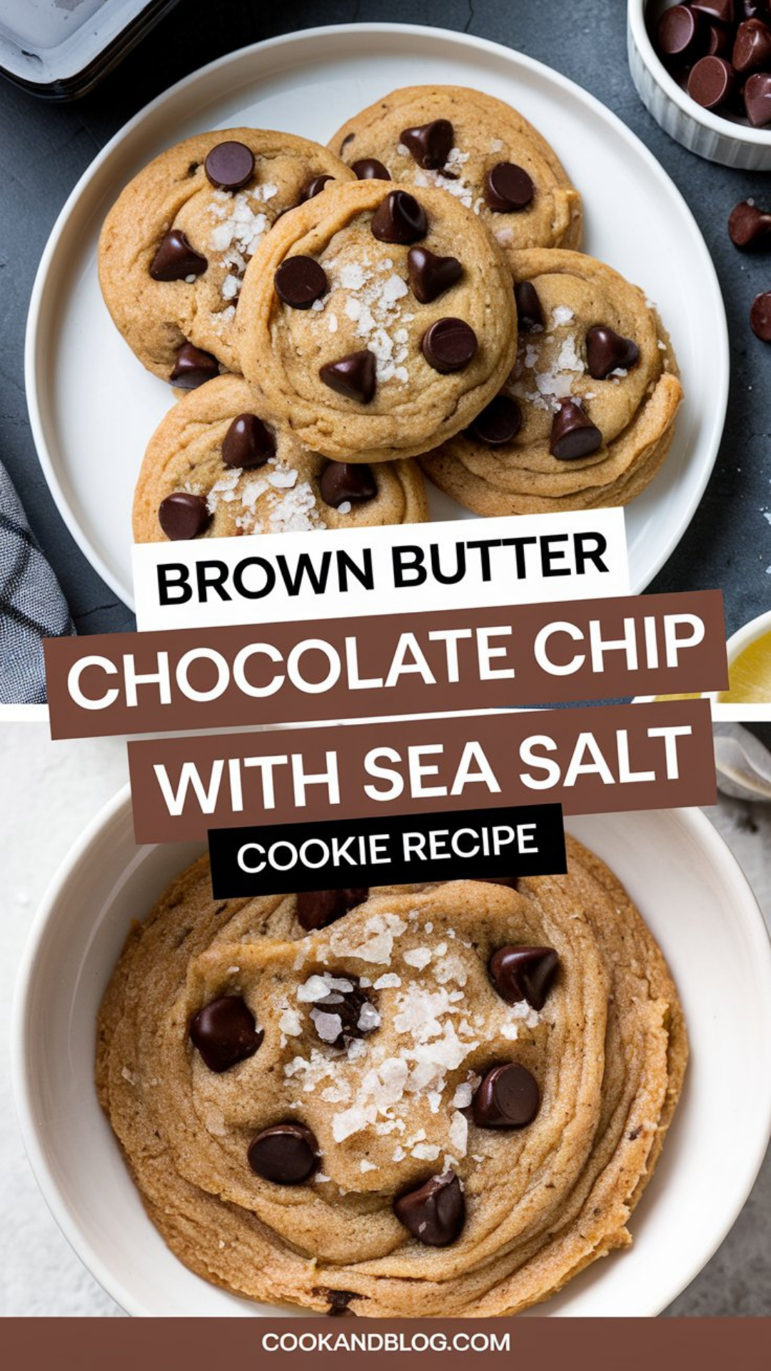 Brown Butter Chocolate Chip Cookies with Sea Salt Recipe Brown Butter Chocolate Chip Cookies with Sea Salt Recipe