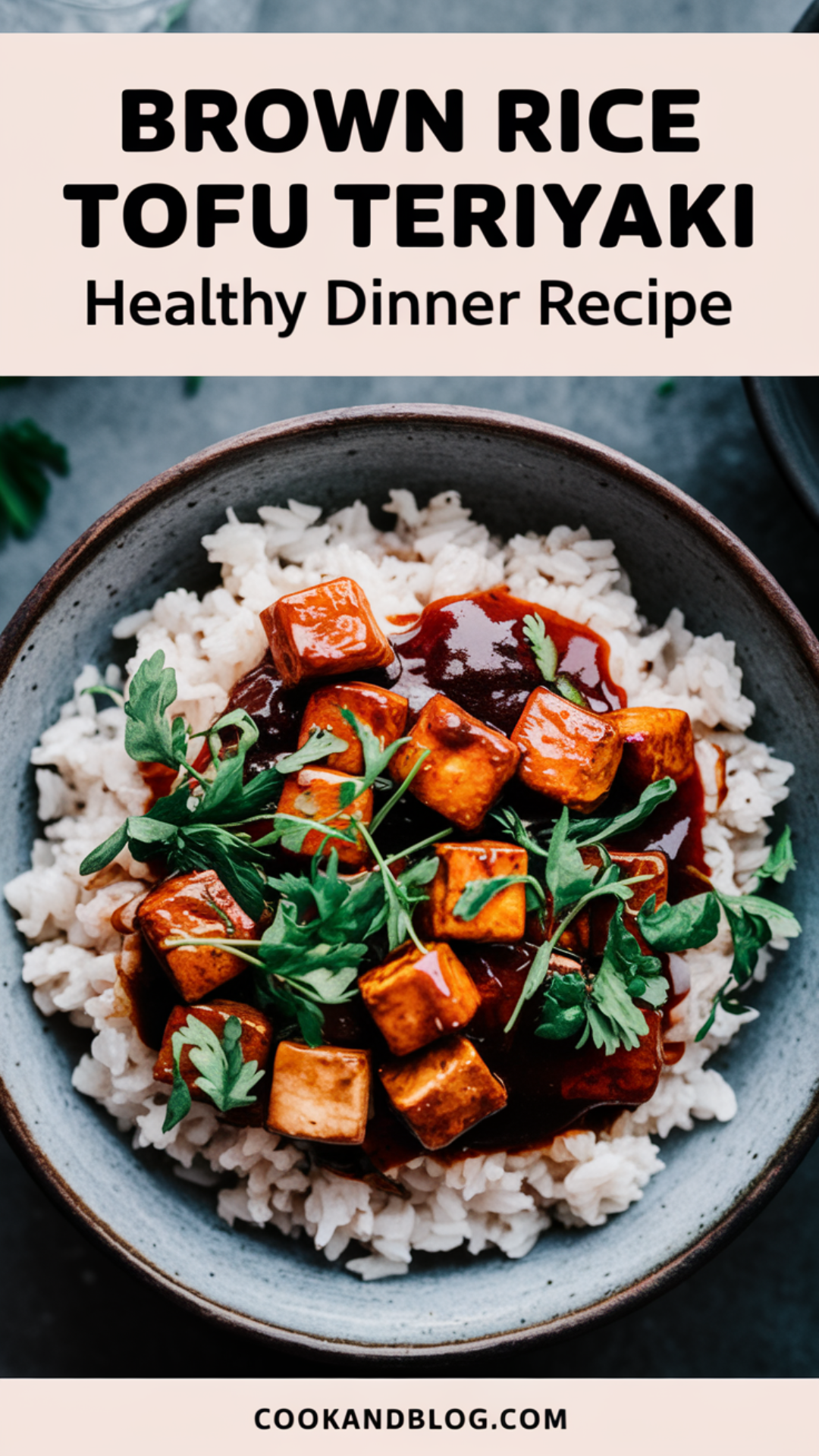 Brown Rice Tofu Teriyaki Healthy Dinner Recipe Brown Rice Tofu Teriyaki Healthy Dinner Recipe