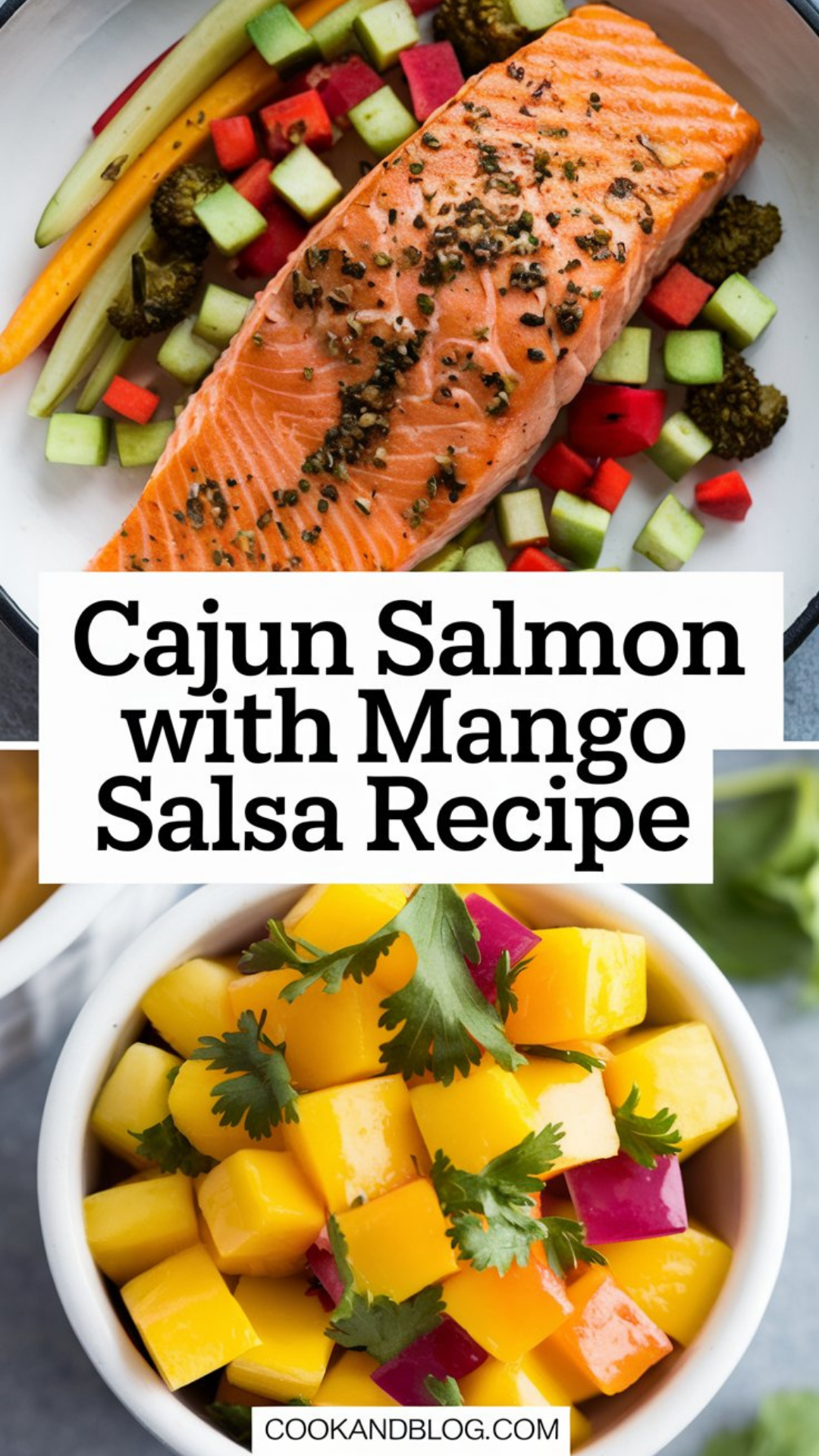 Cajun Salmon with Mango Salsa Recipe Cajun Salmon with Mango Salsa Recipe