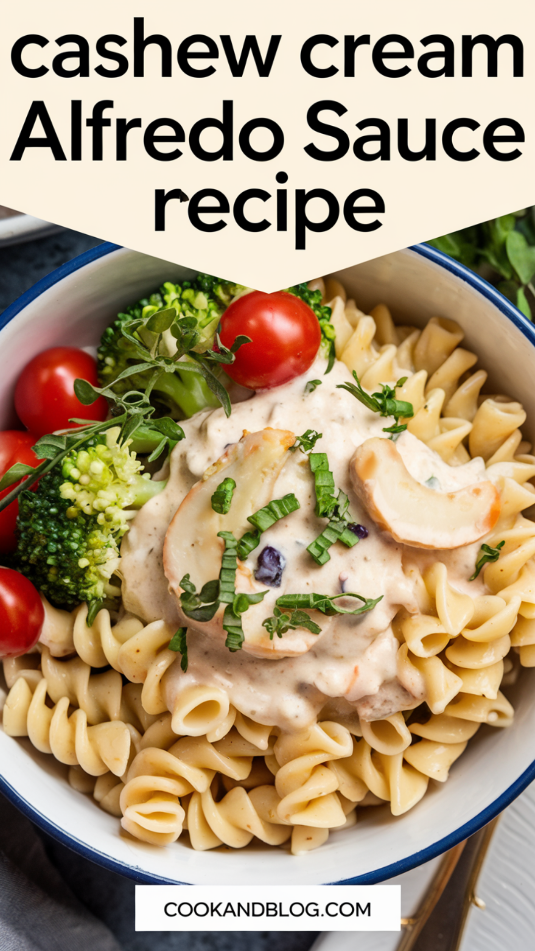 Cashew Cream Alfredo Sauce Recipe