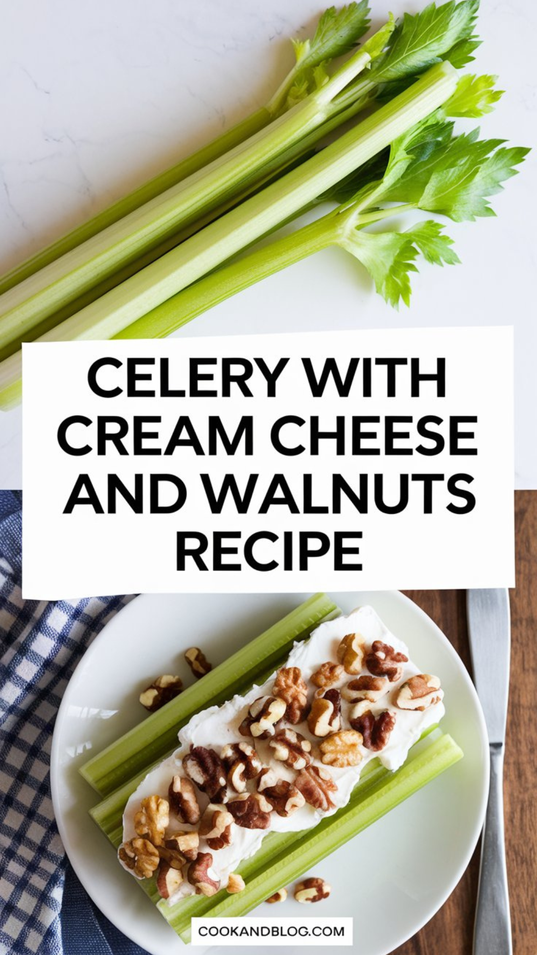 Celery with Cream Cheese and Walnuts Recipe Celery with Cream Cheese and Walnuts Recipe