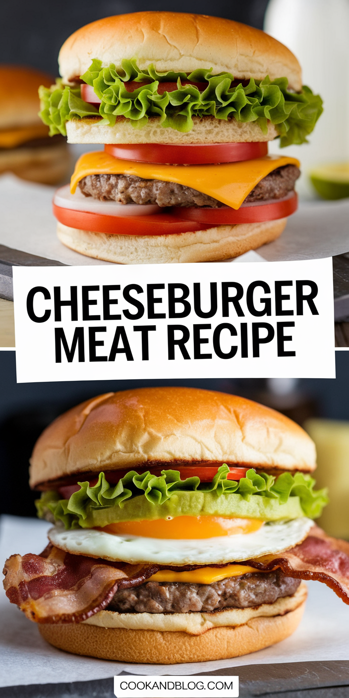 Cheeseburger Meat Recipe
