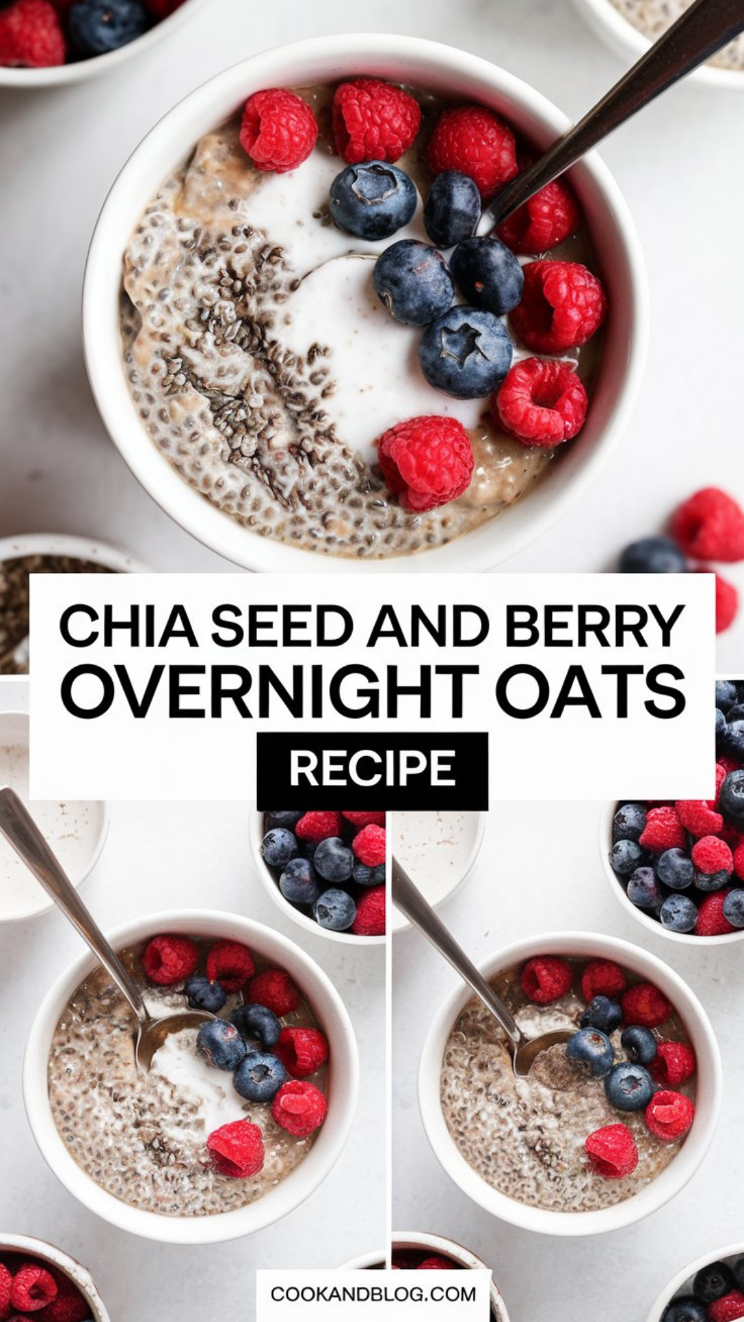 Chia Seed and Berry Overnight Oats Recipe Chia Seed and Berry Overnight Oats Recipe