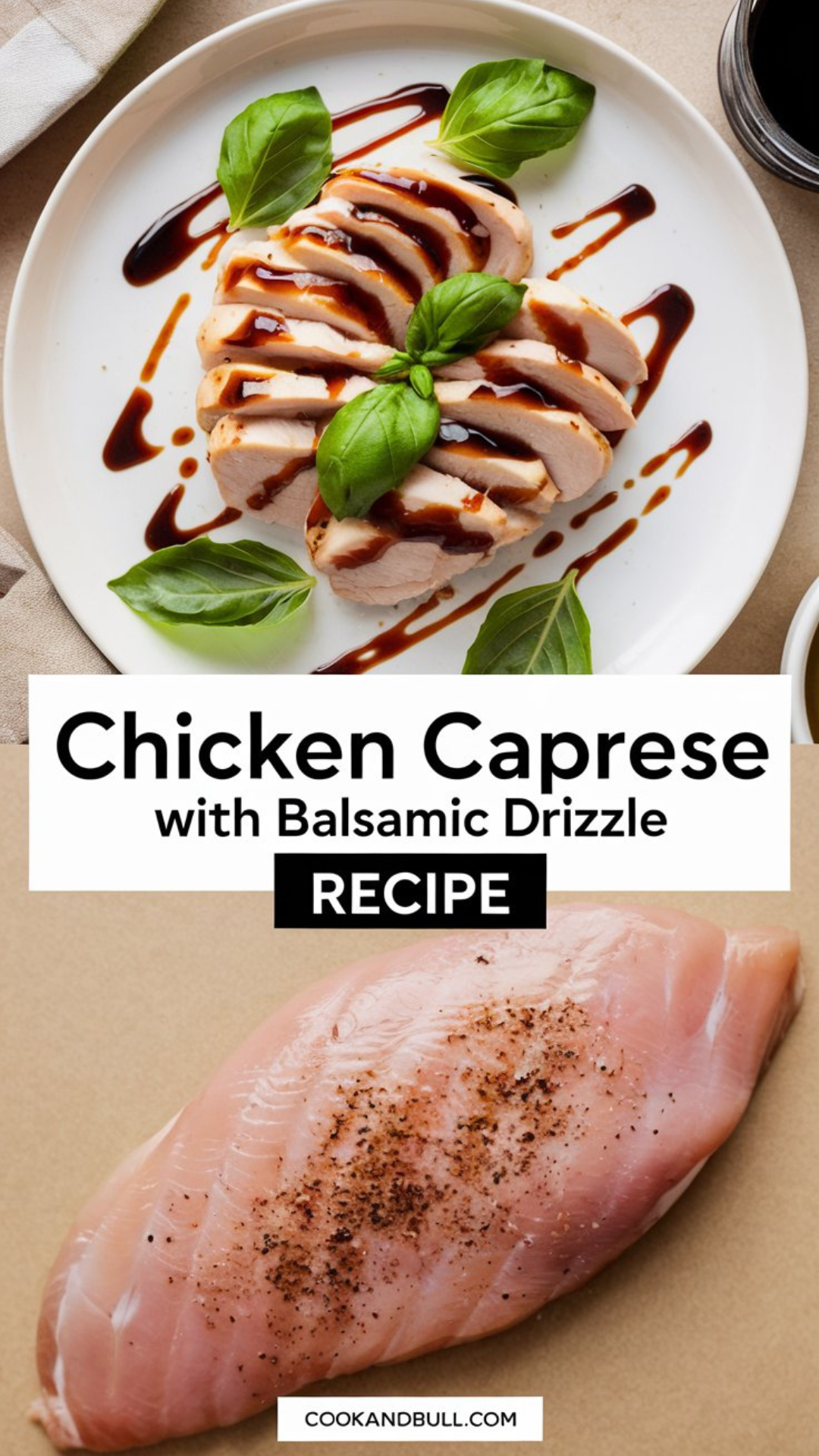 Chicken Caprese with Balsamic Drizzle Recipe Chicken Caprese with Balsamic Drizzle Recipe