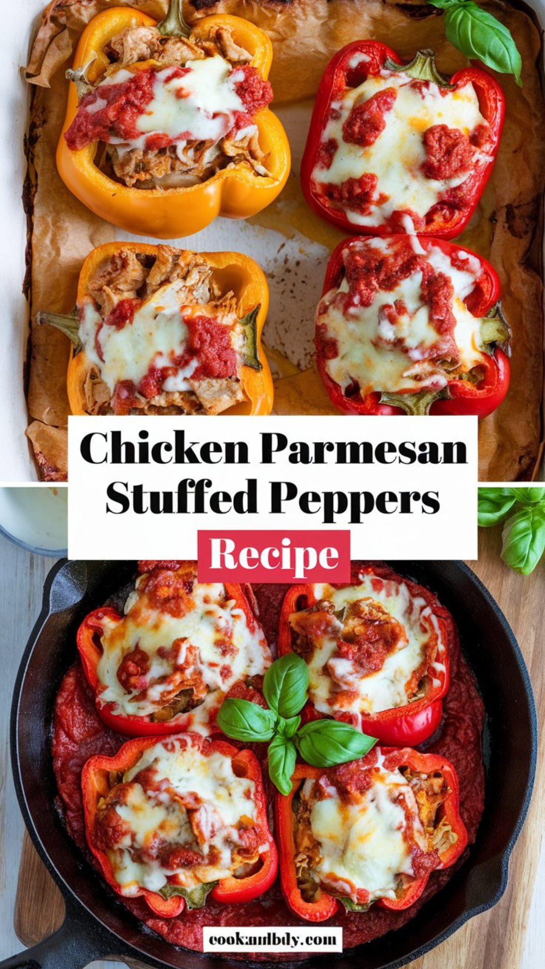 Chicken Parmesan Stuffed Peppers Recipe Chicken Parmesan Stuffed Peppers Recipe