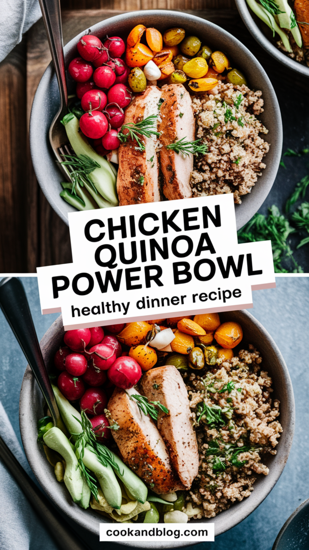 Chicken Quinoa Power Bowl Healthy Dinner Recipe Chicken Quinoa Power Bowl Healthy Dinner Recipe