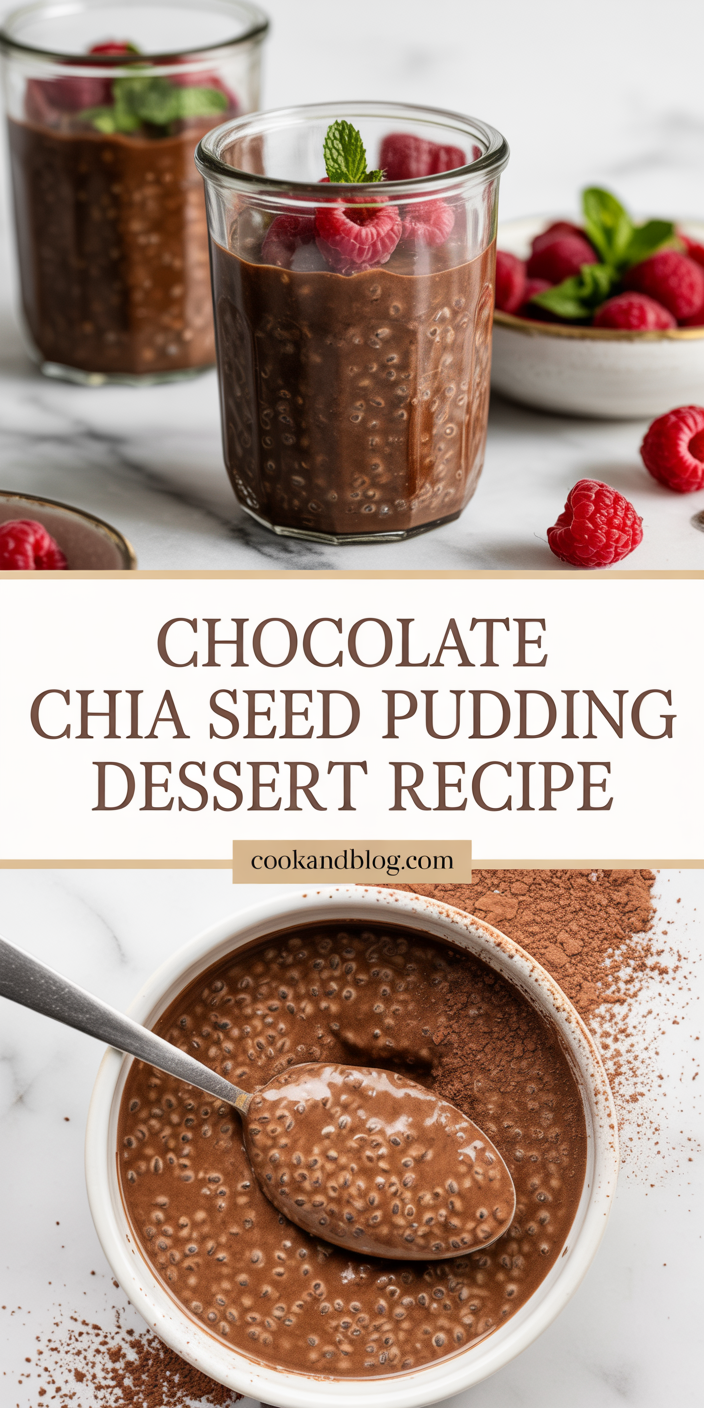 Chocolate Chia Seed Pudding Dessert Recipe