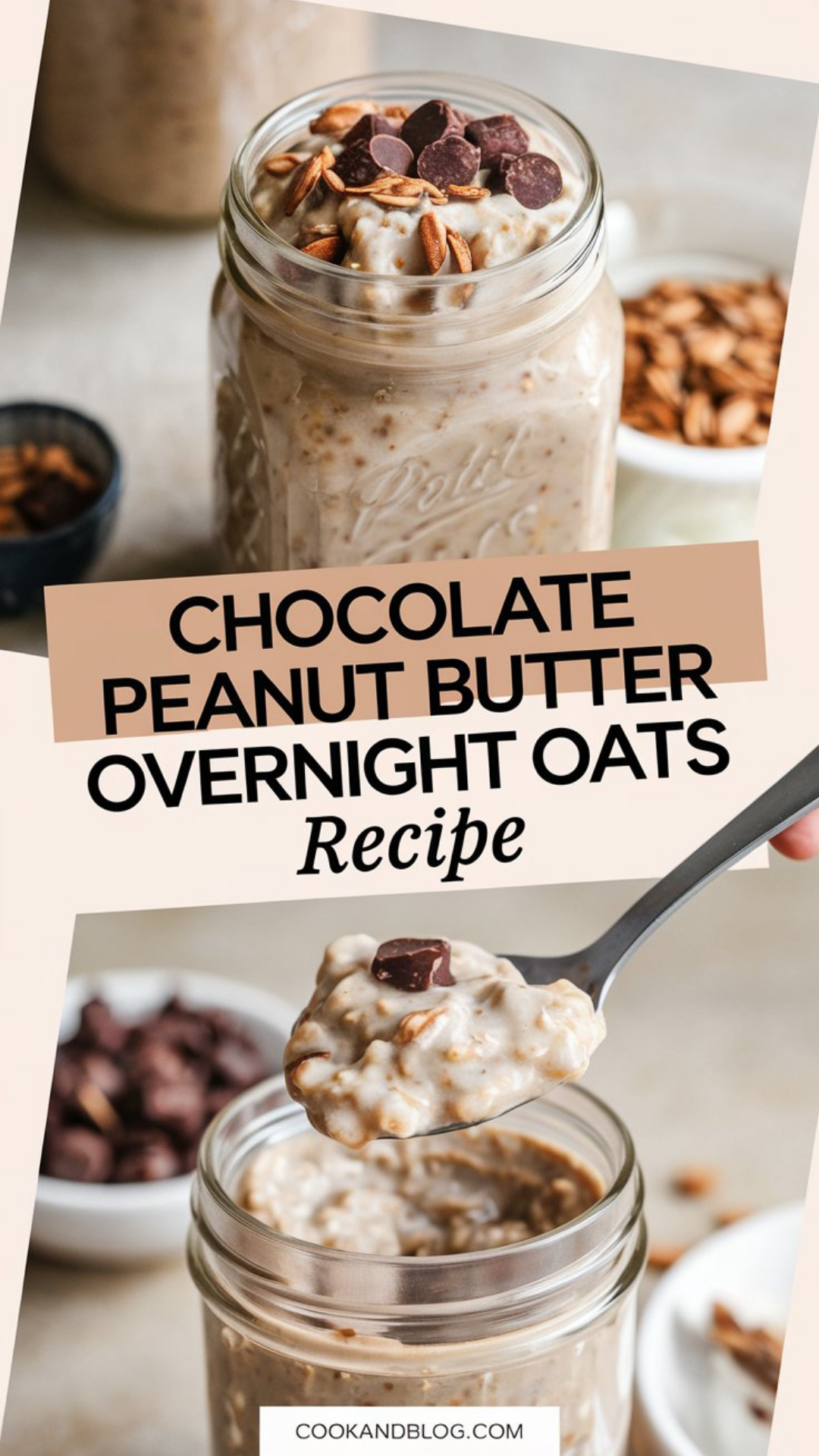 Chocolate Peanut Butter Overnight Oats Recipe Chocolate Peanut Butter Overnight Oats Recipe