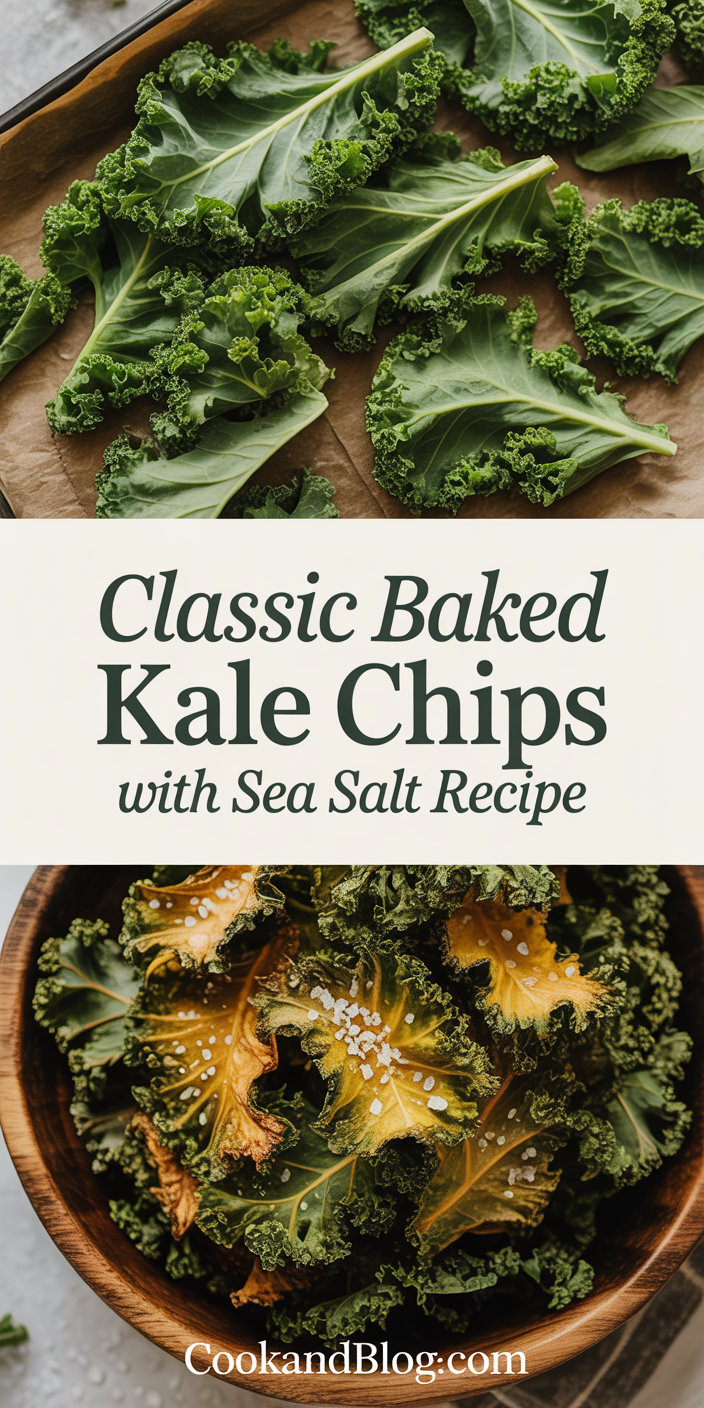 Classic Baked Kale Chips with Sea Salt Recipe