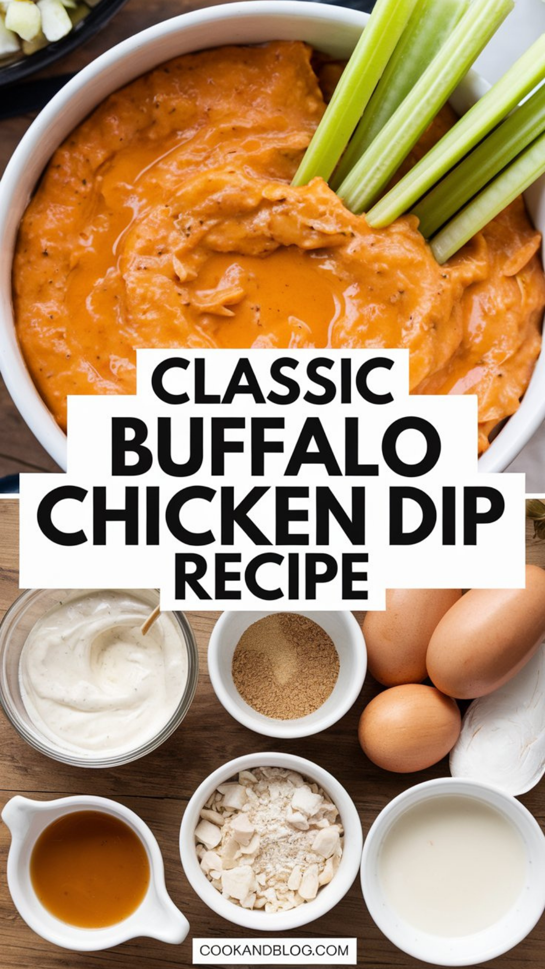 Classic Buffalo Chicken Dip Recipe Classic Buffalo Chicken Dip Recipe