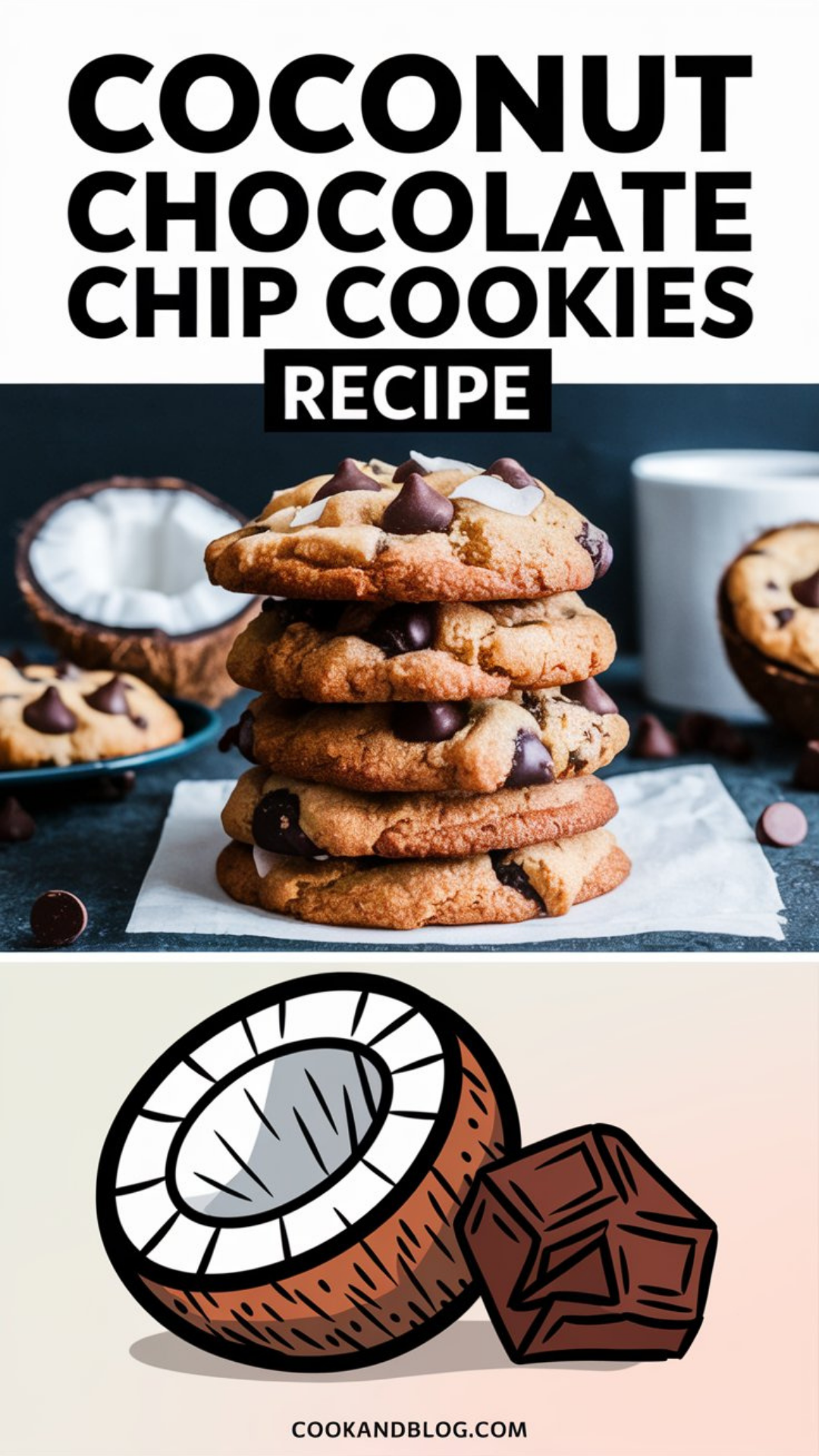 Coconut Chocolate Chip Cookies Recipe Coconut Chocolate Chip Cookies Recipe