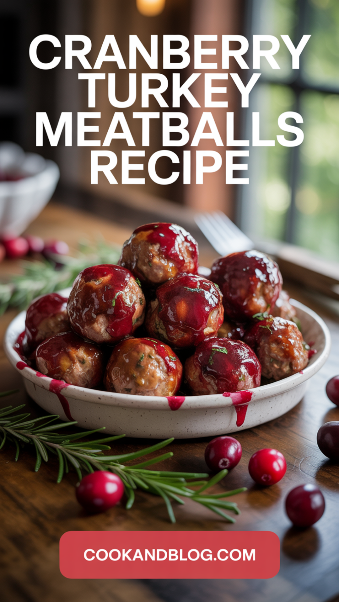 Cranberry Turkey Meatballs Recipe