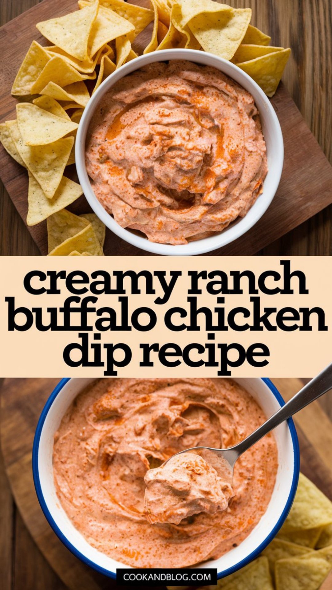 Creamy Ranch Buffalo Chicken Dip Recipe