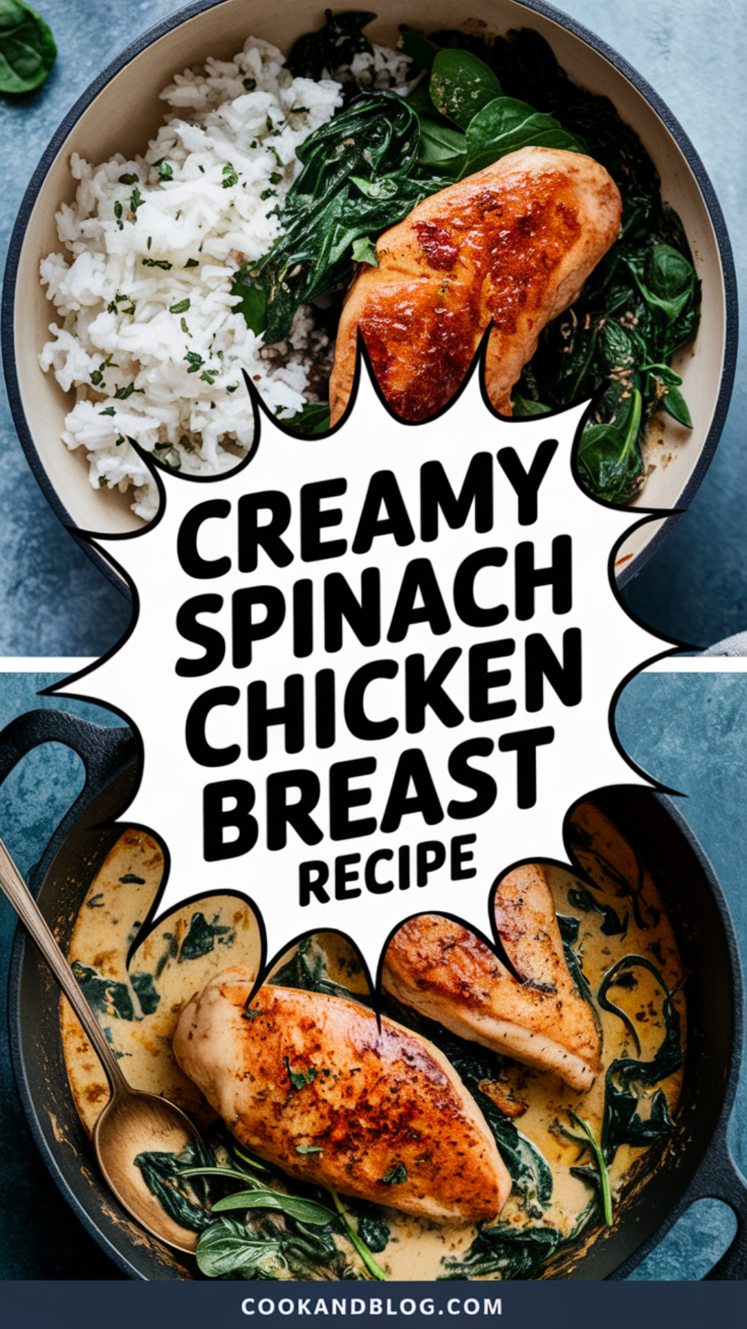 Creamy Spinach Chicken Breast Recipe Creamy Spinach Chicken Breast Recipe