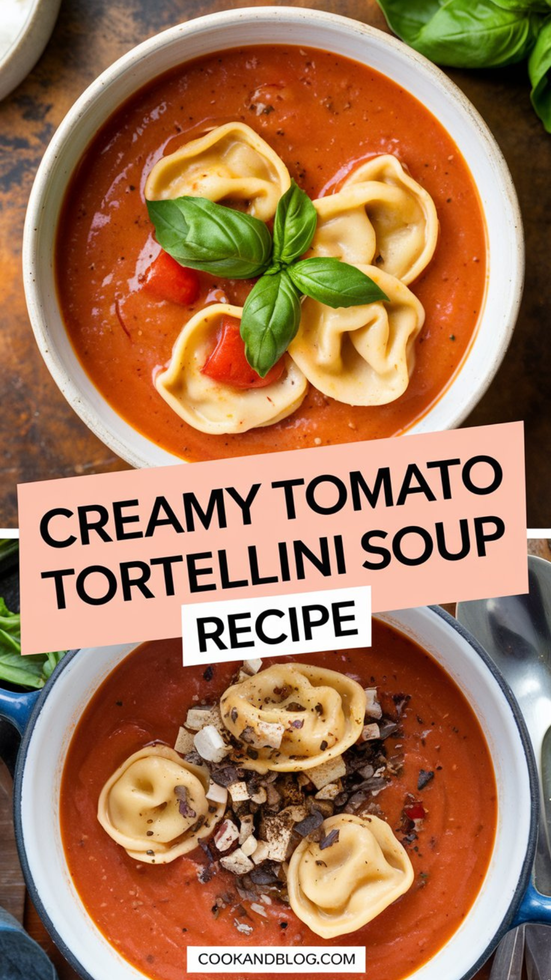 Creamy Tomato Tortellini Soup Recipe Creamy Tomato Tortellini Soup Recipe
