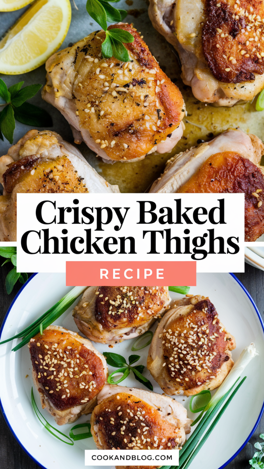 Crispy Baked Chicken Thighs Recipe Crispy Baked Chicken Thighs Recipe