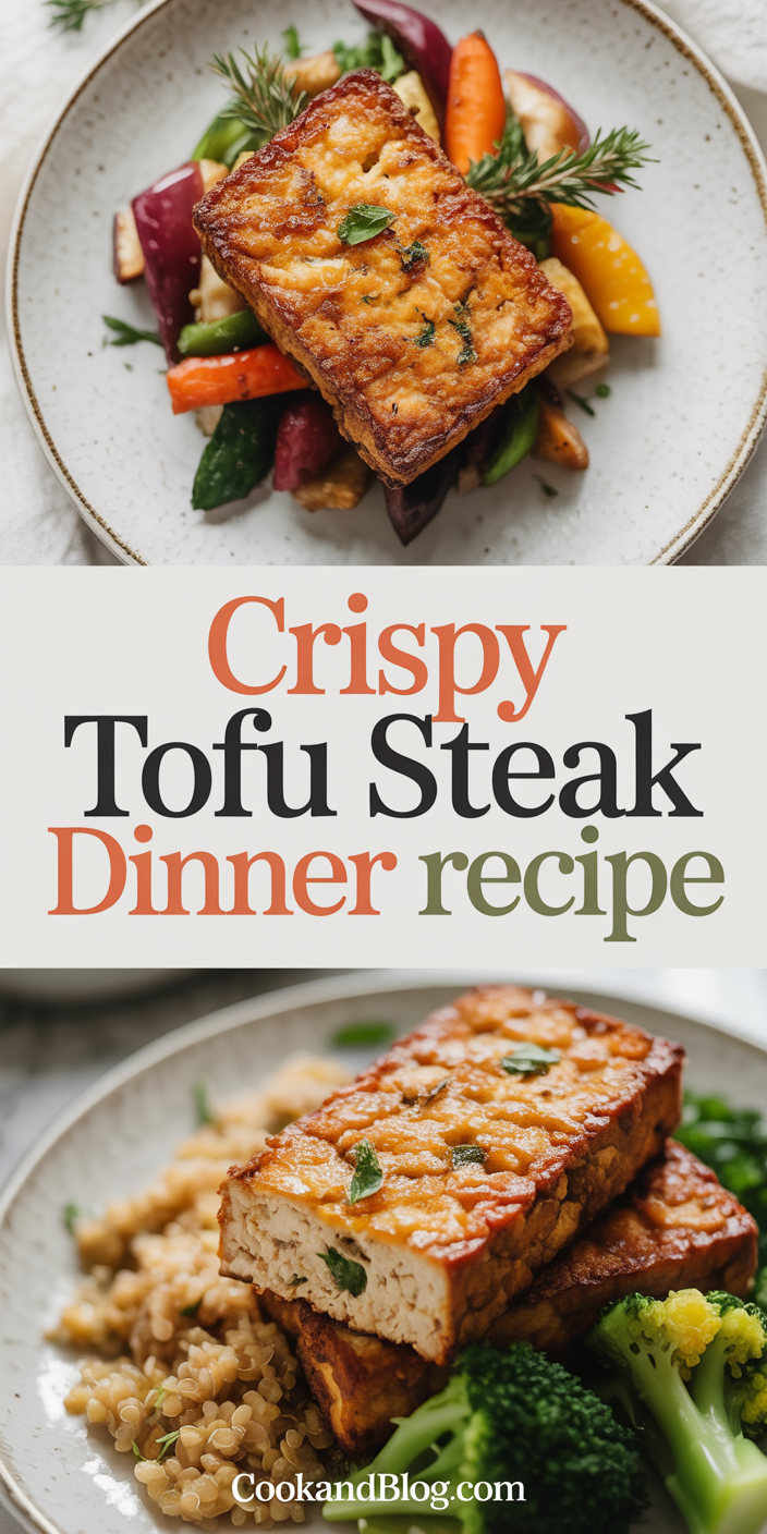 Crispy Tofu Steak Dinner Recipe