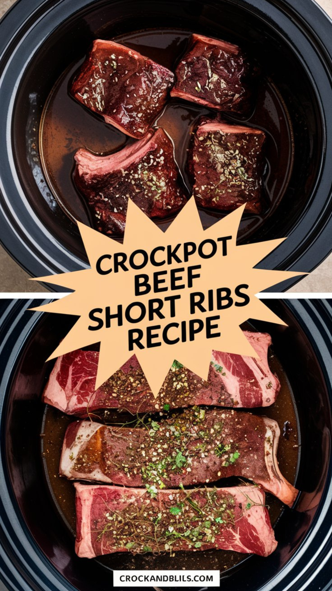 Crockpot Beef Short Ribs Recipe Crockpot Beef Short Ribs Recipe