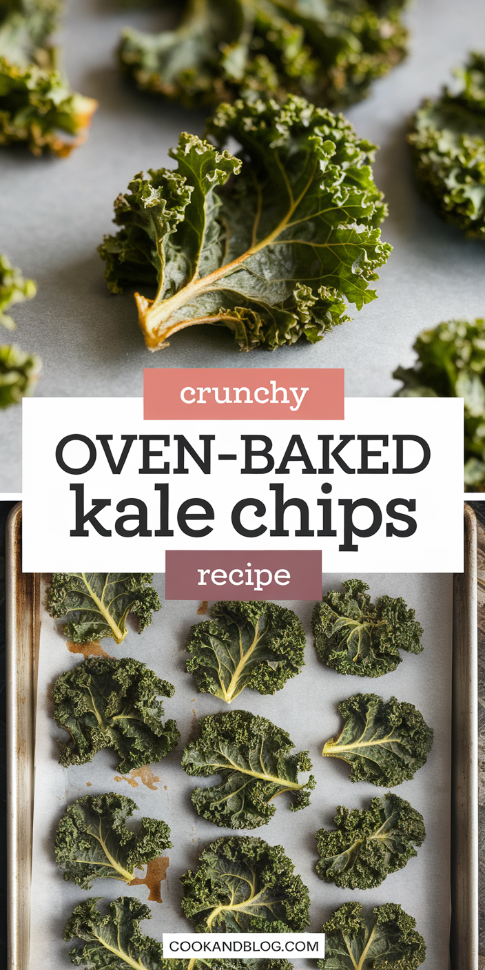 Crunchy Oven-Baked Kale Chips Recipe