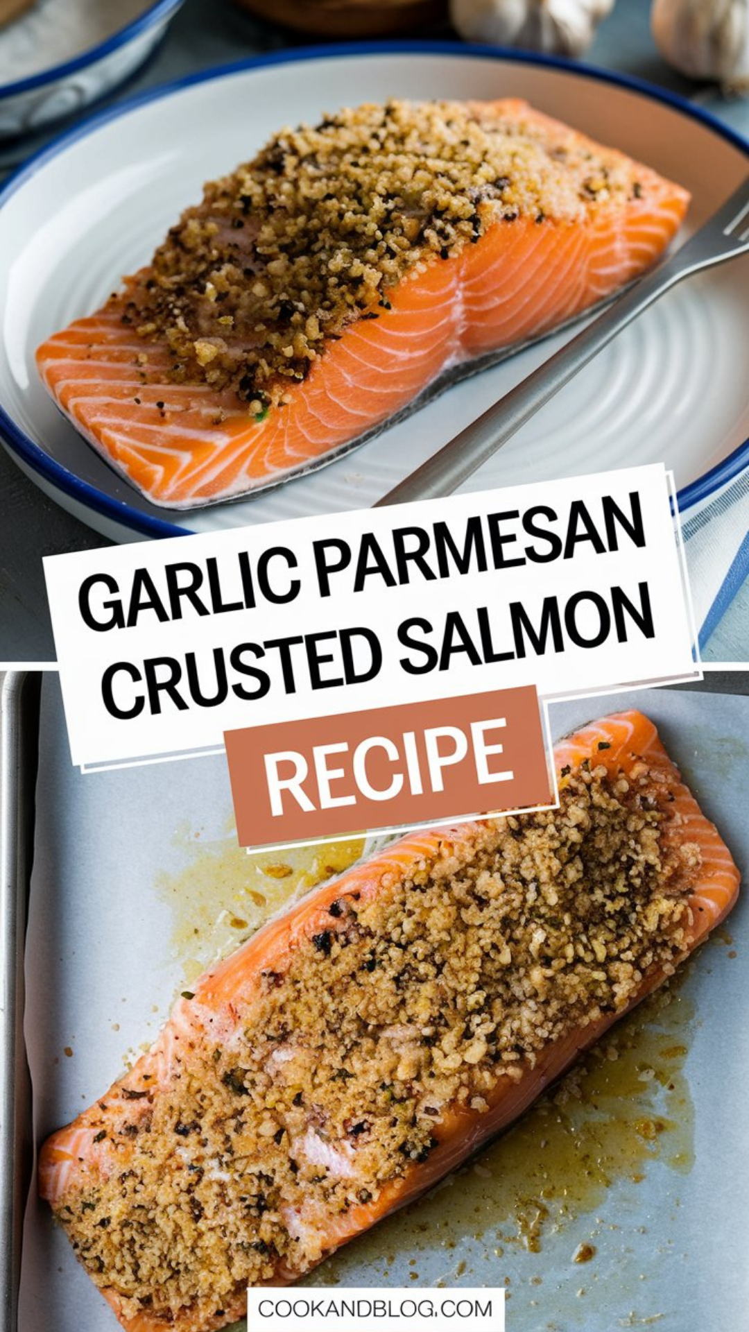 Garlic Parmesan Crusted Salmon Recipe Garlic Parmesan Crusted Salmon Recipe