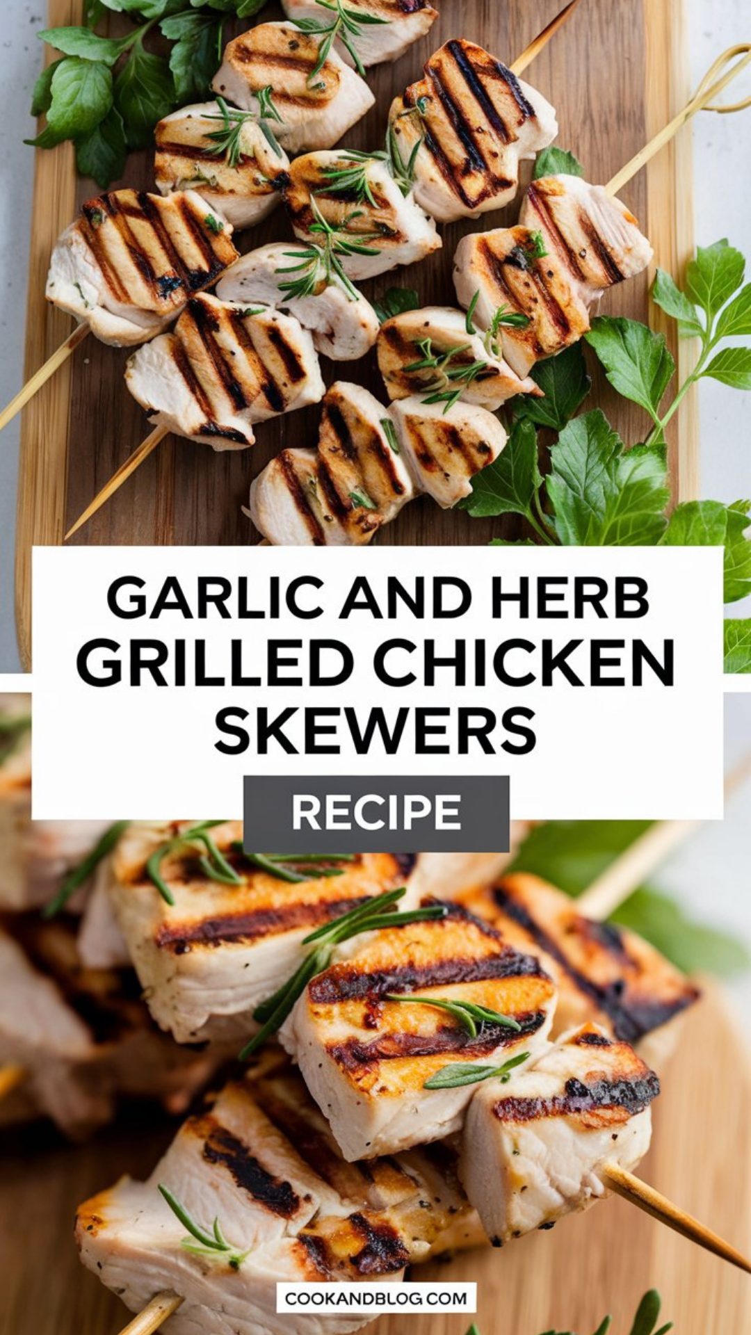 Garlic and Herb Grilled Chicken Skewers Recipe Garlic and Herb Grilled Chicken Skewers Recipe