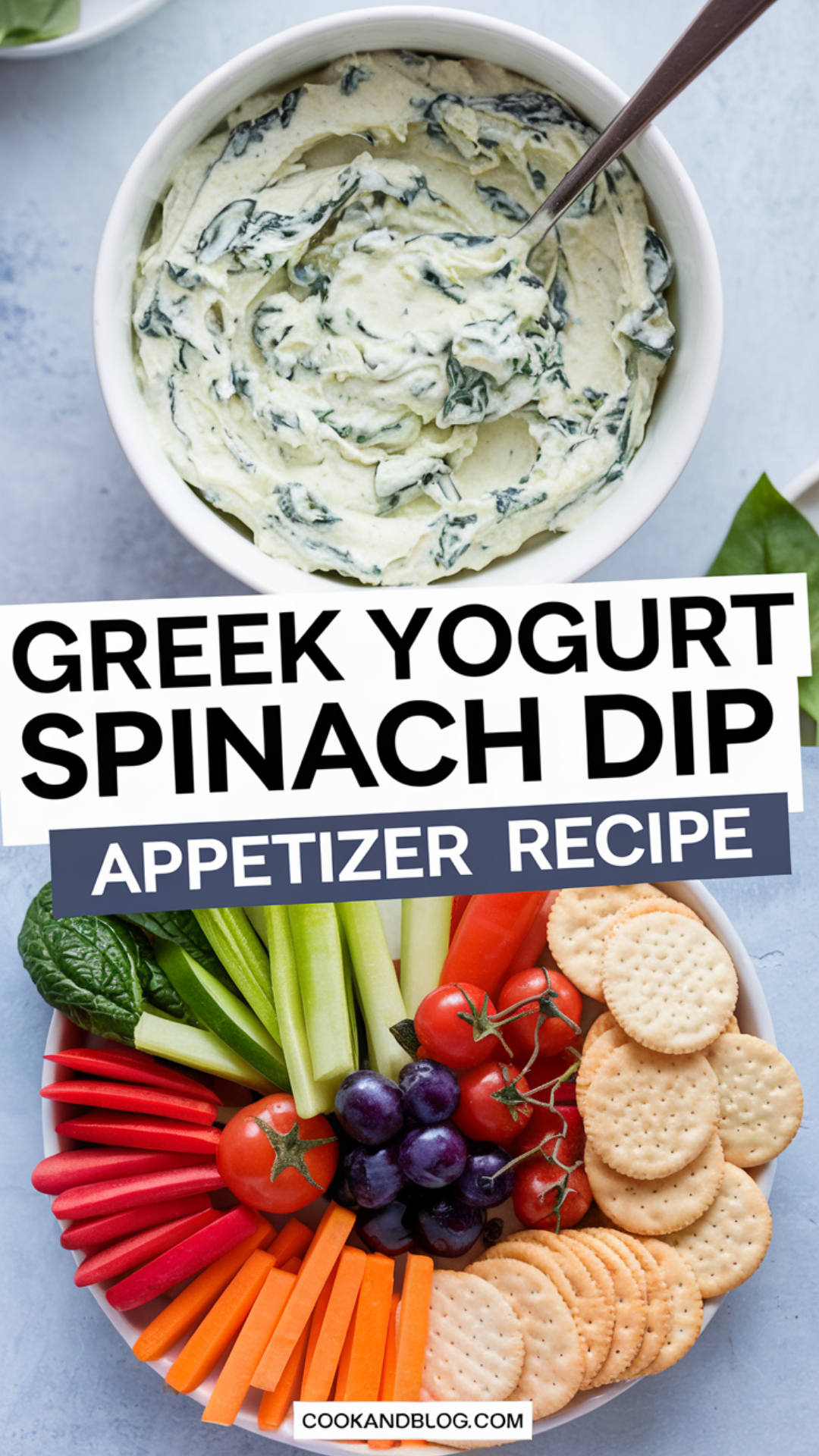 Greek Yogurt Spinach Dip Appetizer Recipe