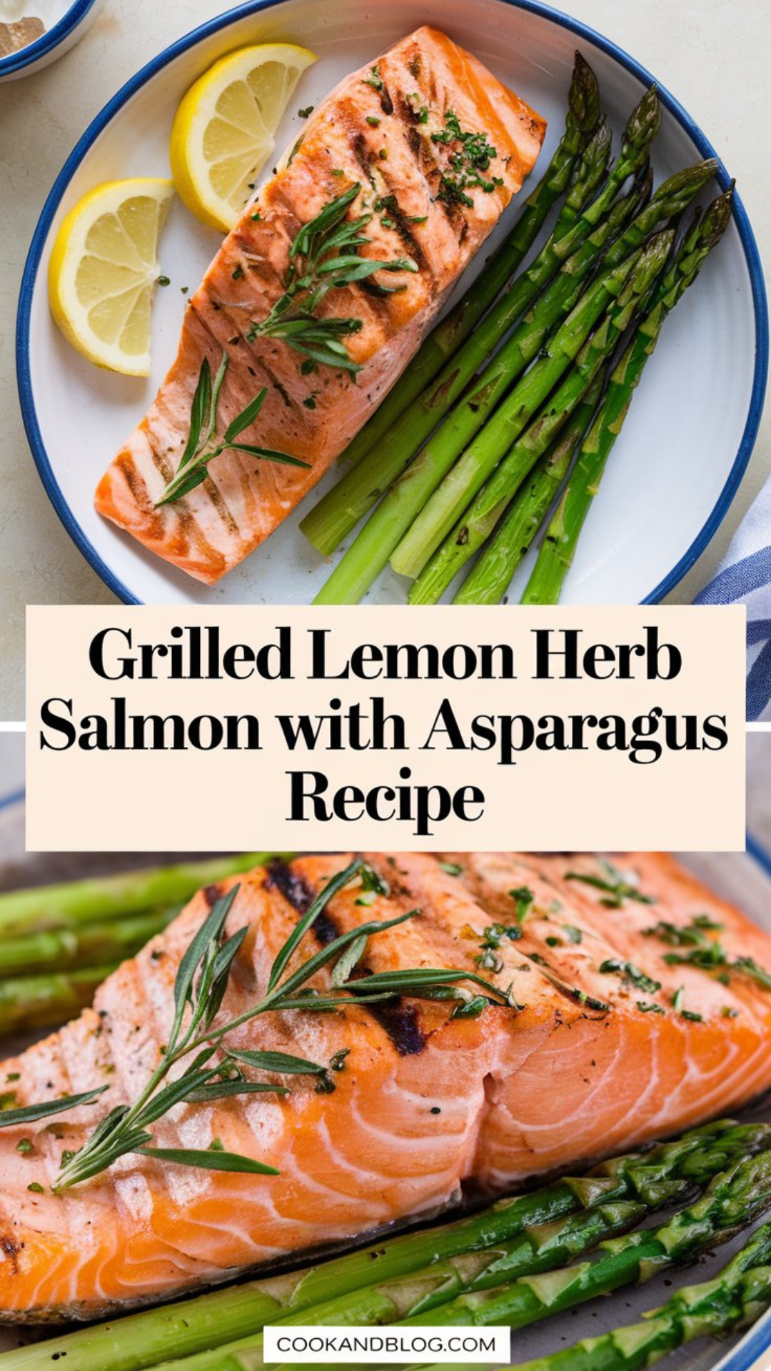 Grilled Lemon Herb Salmon with Asparagus Recipe Grilled Lemon Herb Salmon with Asparagus Recipe