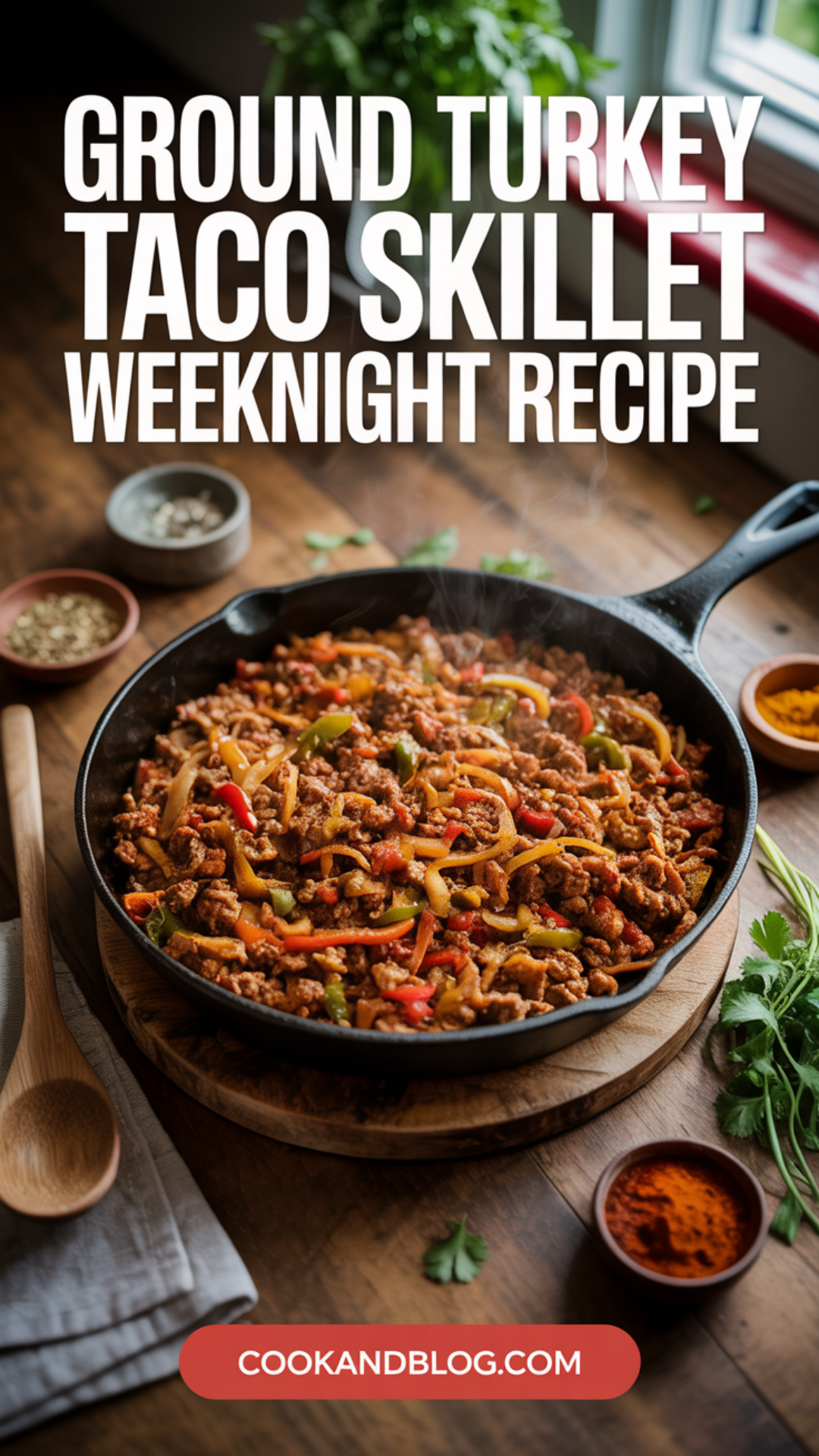Ground Turkey Taco Skillet Weeknight Recipe