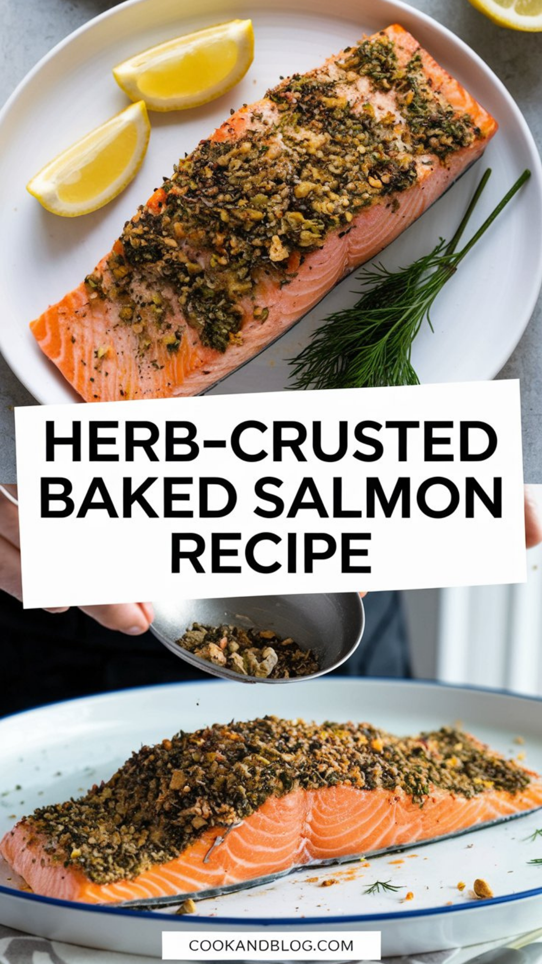 Herb-Crusted Baked Salmon Recipe Herb-Crusted Baked Salmon Recipe