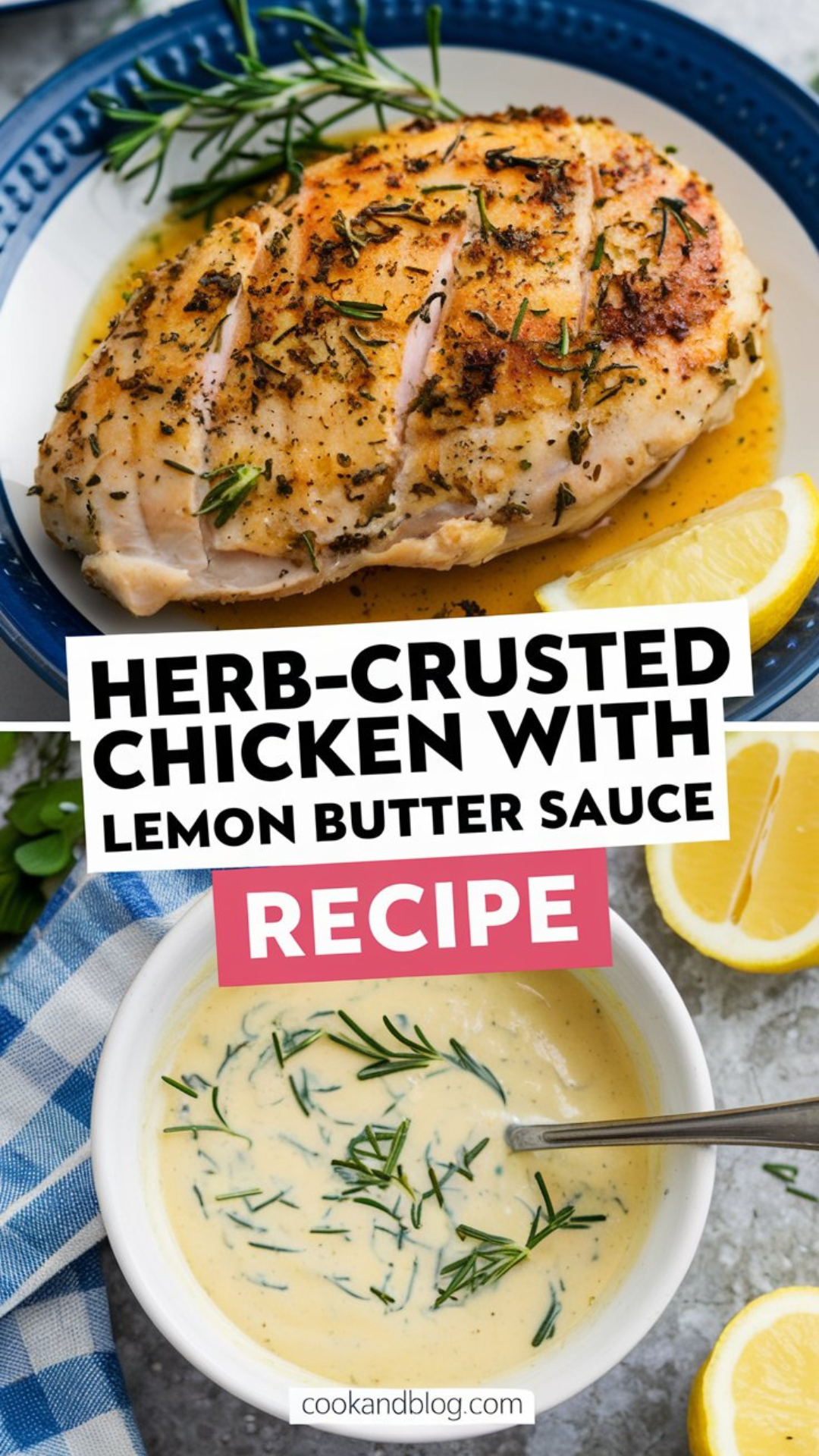 Herb-Crusted Chicken with Lemon Butter Sauce Recipe Herb-Crusted Chicken with Lemon Butter Sauce Recipe