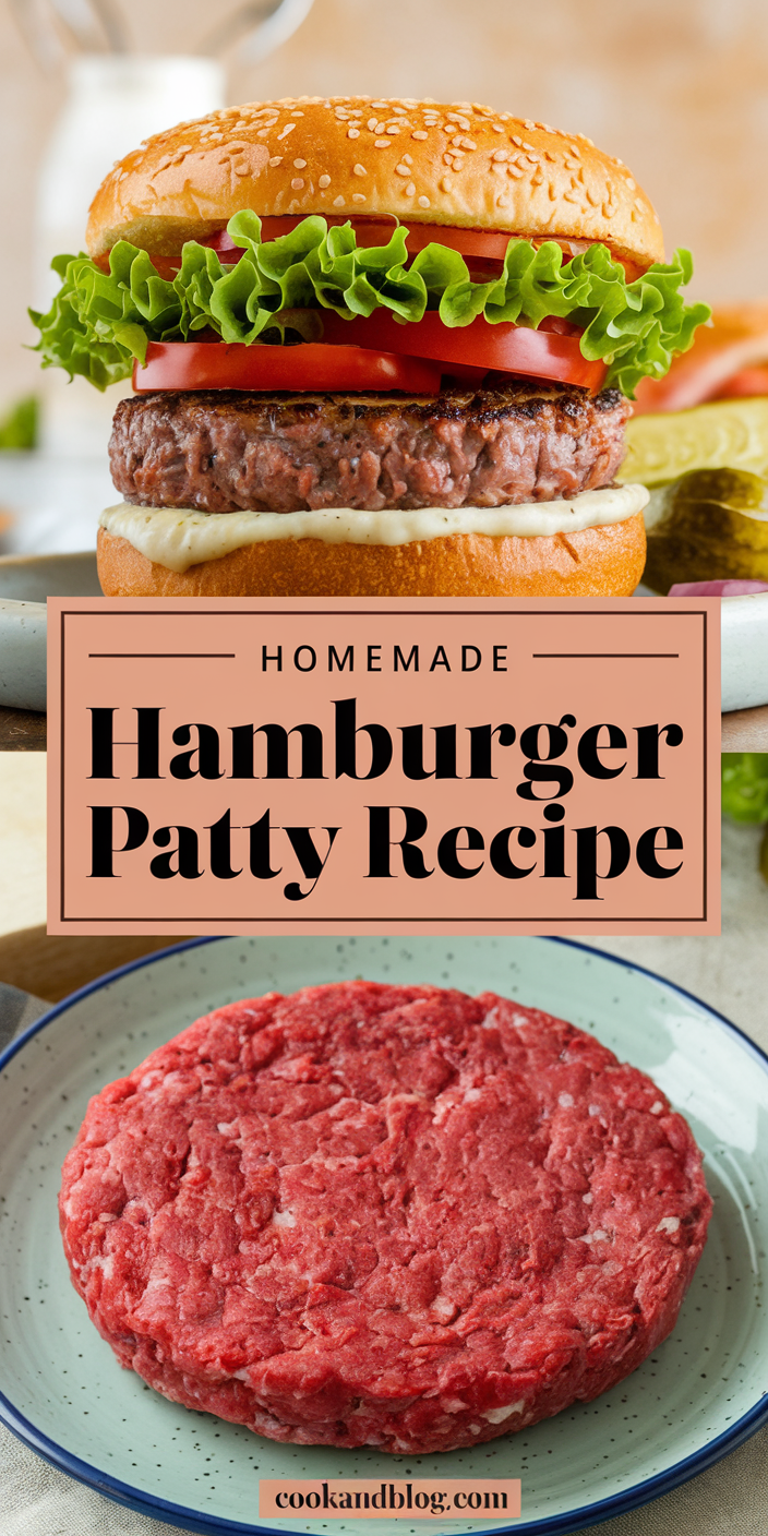 Homemade Hamburger Patty Recipe