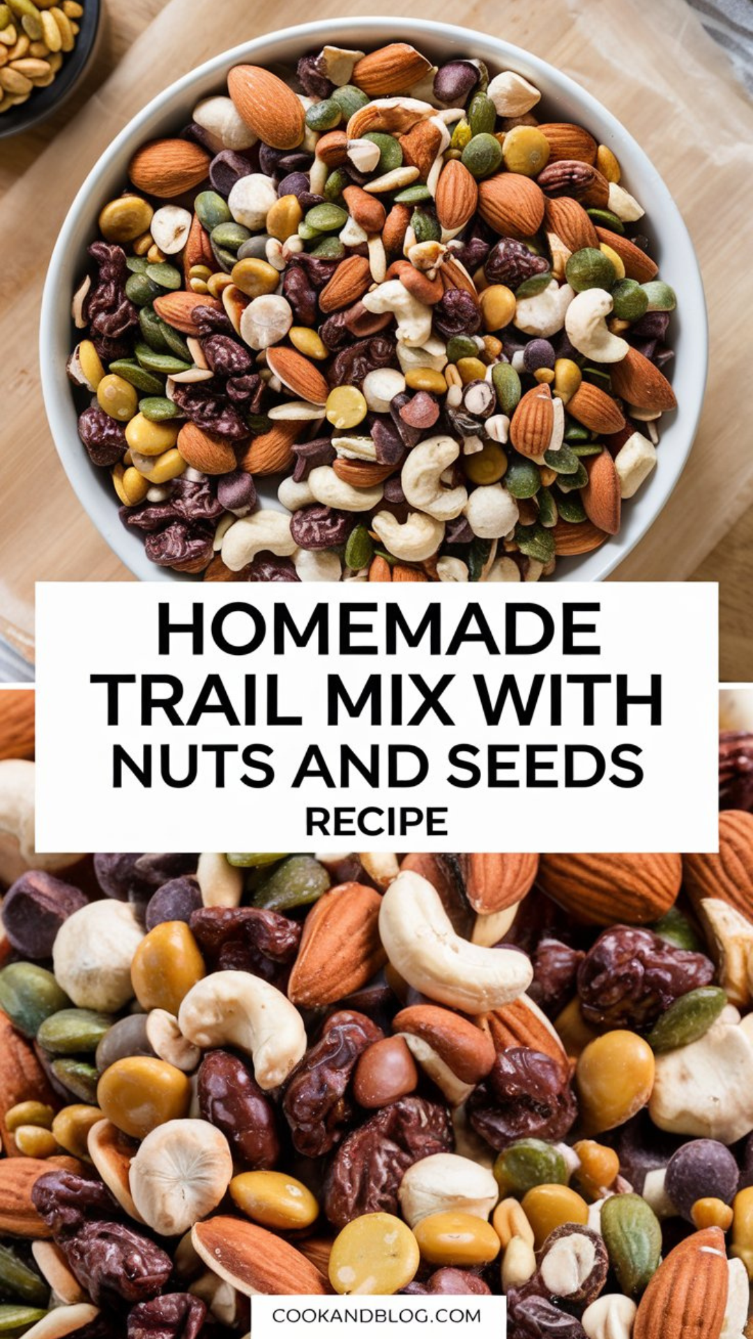 Homemade Trail Mix with Nuts and Seeds Recipe Homemade Trail Mix with Nuts and Seeds Recipe