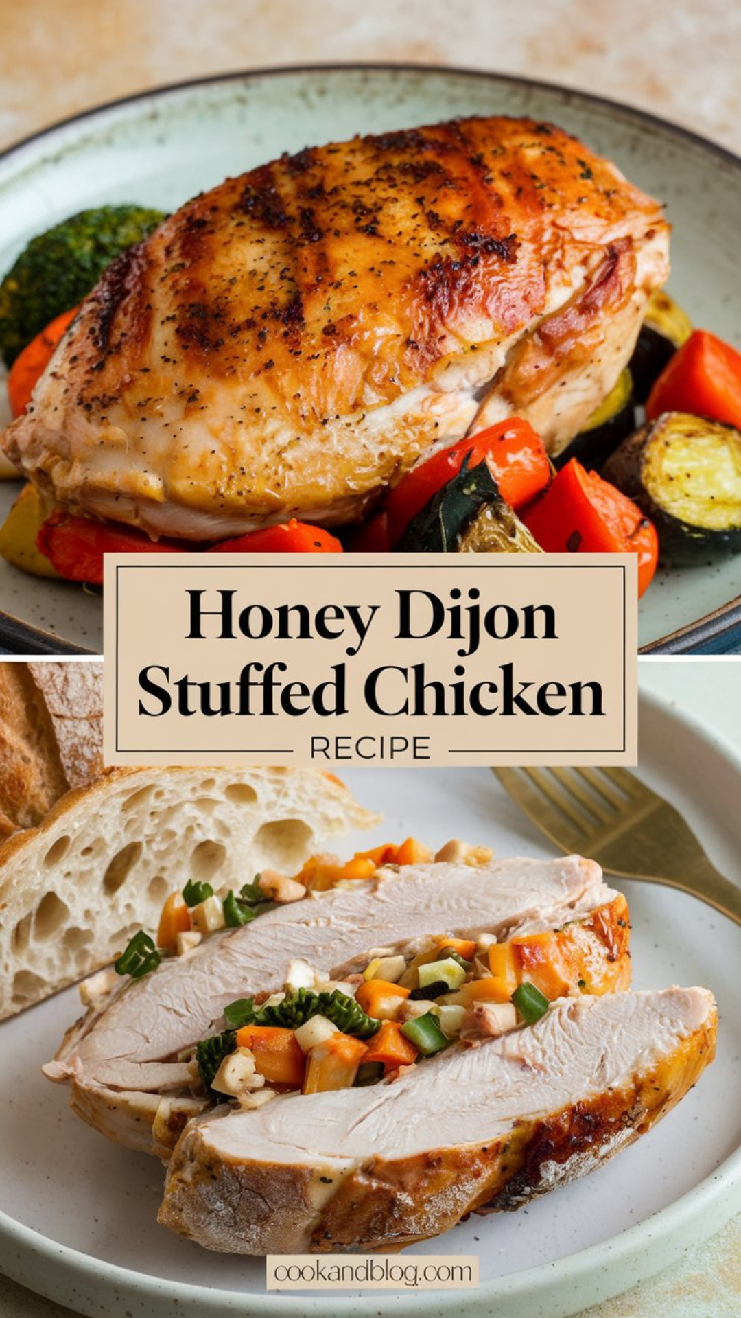 Honey Dijon Stuffed Chicken Recipe