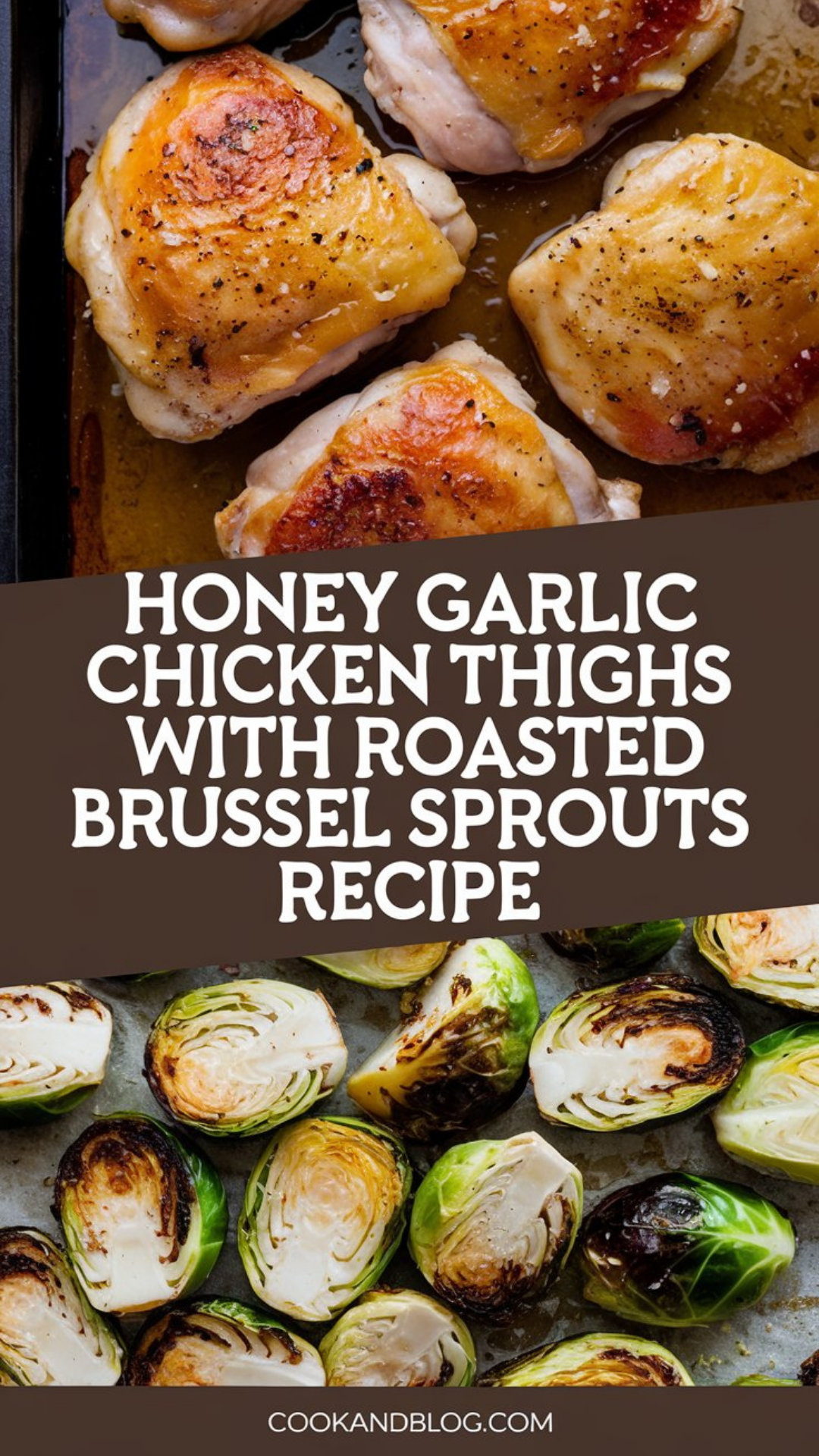 Honey Garlic Chicken Thighs with Roasted Brussel Sprouts Recipe Honey Garlic Chicken Thighs with Roasted Brussel Sprouts Recipe