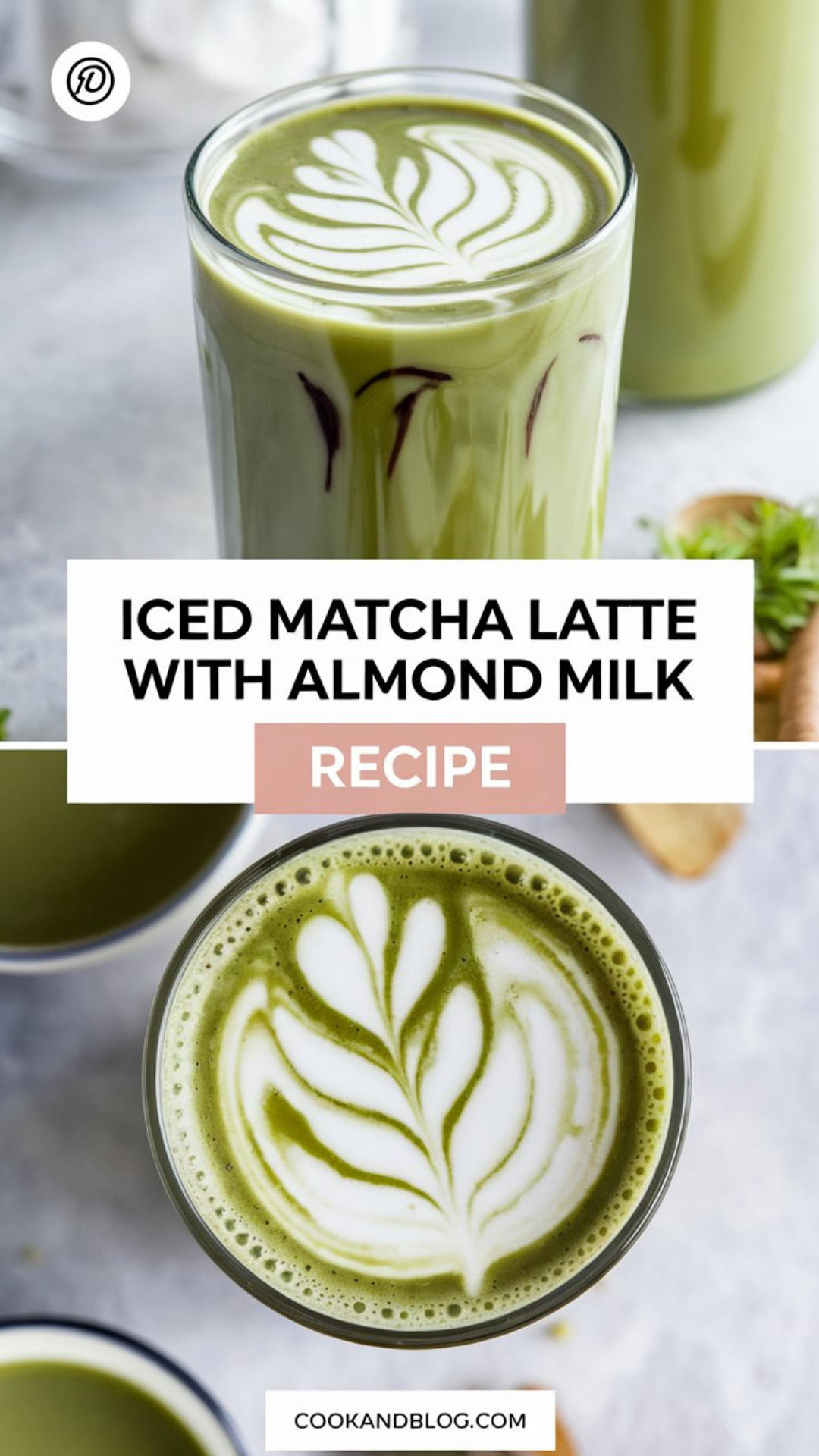 Iced Matcha Latte with Almond Milk Recipe Iced Matcha Latte with Almond Milk Recipe