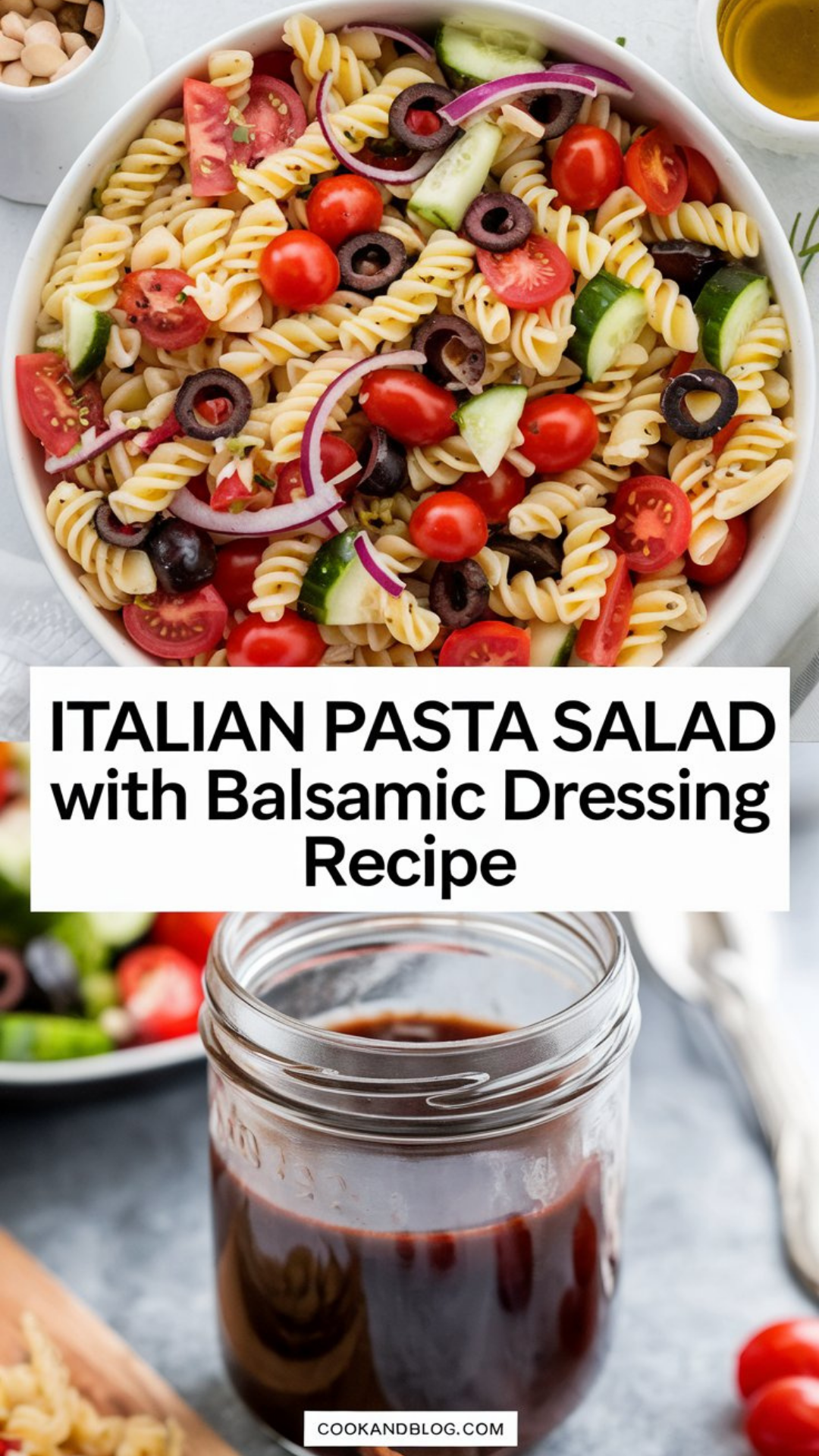 Italian Pasta Salad with Balsamic Dressing Recipe Italian Pasta Salad with Balsamic Dressing Recipe