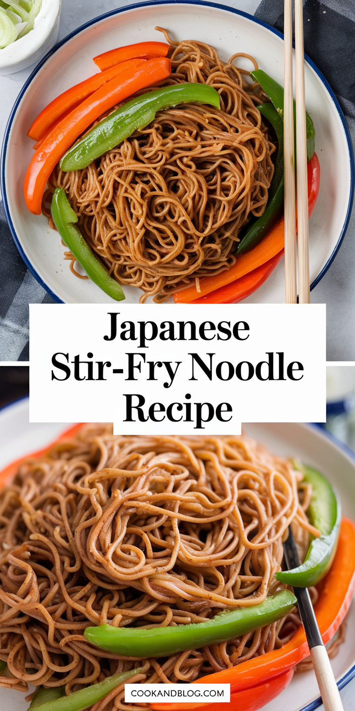 Japanese Stir-Fry Noodle Recipe