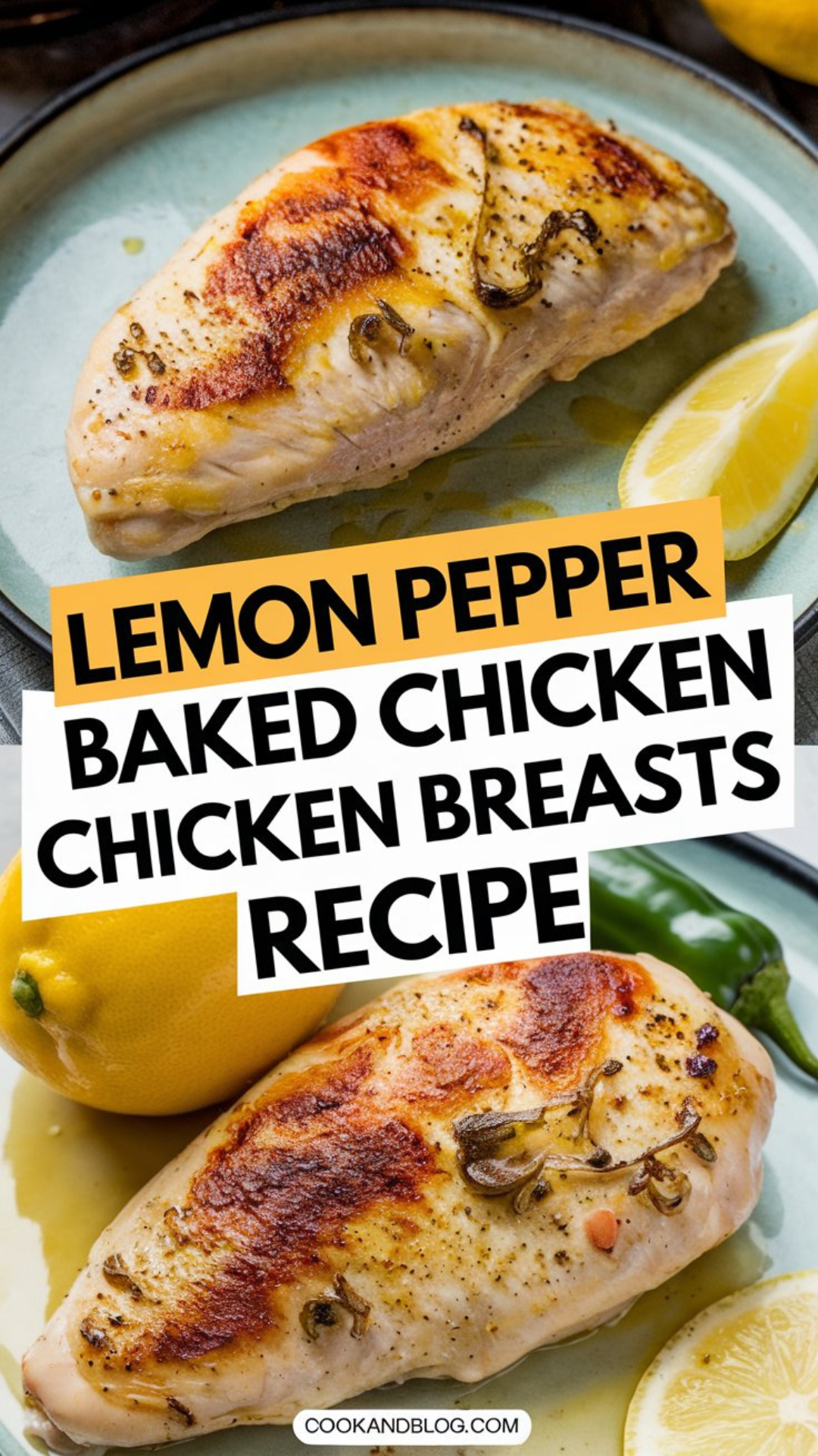 Lemon Pepper Baked Chicken Breasts Recipe Lemon Pepper Baked Chicken Breasts Recipe
